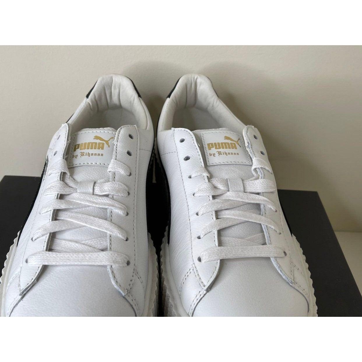 Puma Puma Creeper Rihanna White Leather Womens 9us Size US 9 / IT 39 - 3 Thumbnail