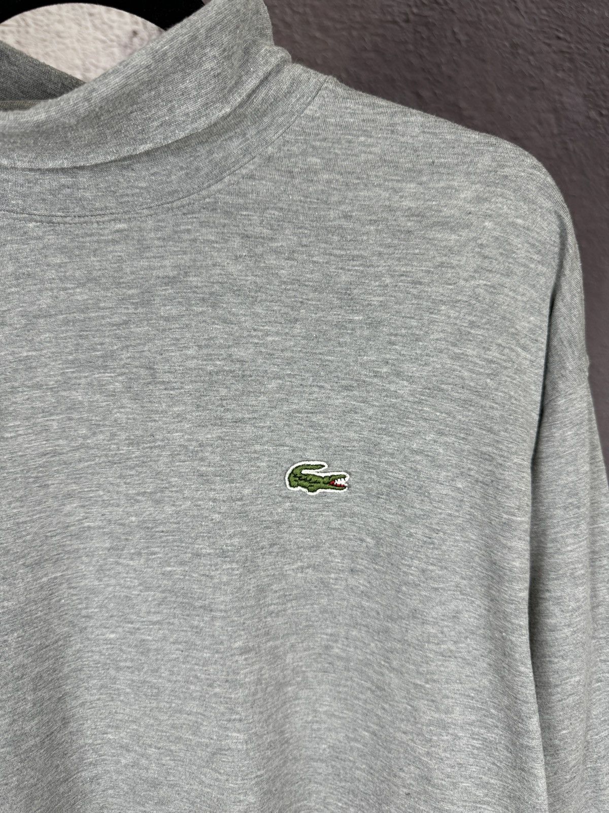Lacoste × Vintage Chemise Lacoste vintage grey turtleneck long sleeve sweater Size US XL / EU 56 / 4 - 6 Thumbnail