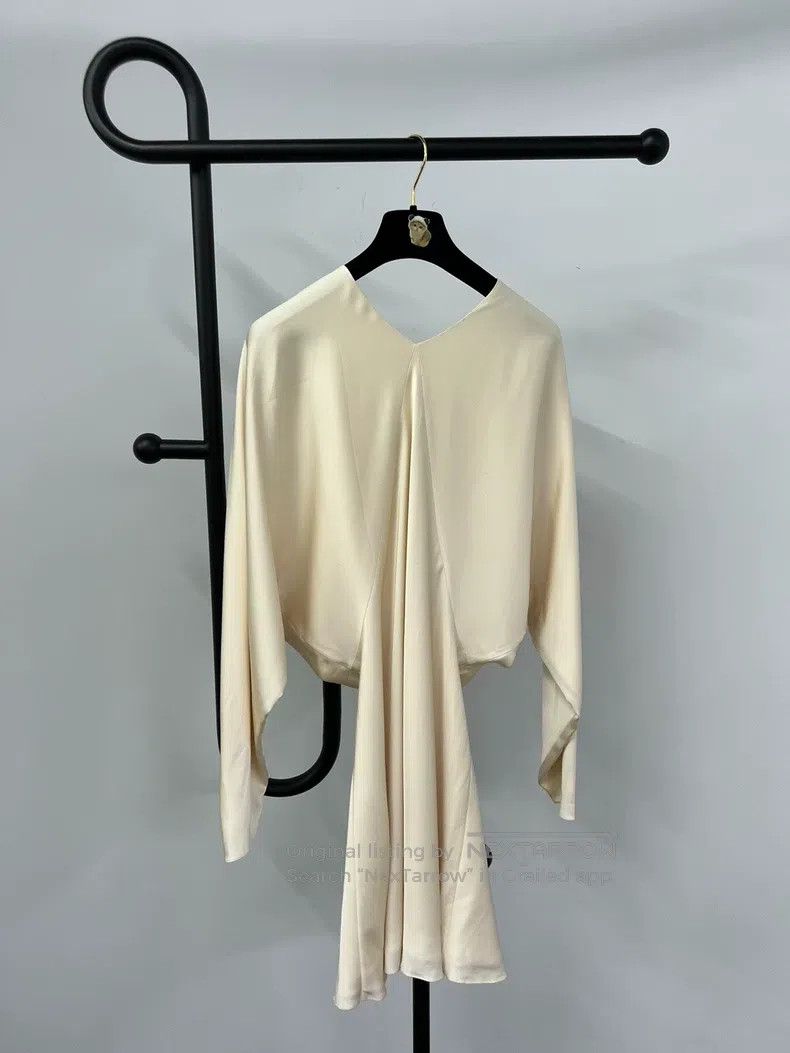 The Row The Row Champagne silk dress Size S / US 4 / IT 40 - 2 Thumbnail