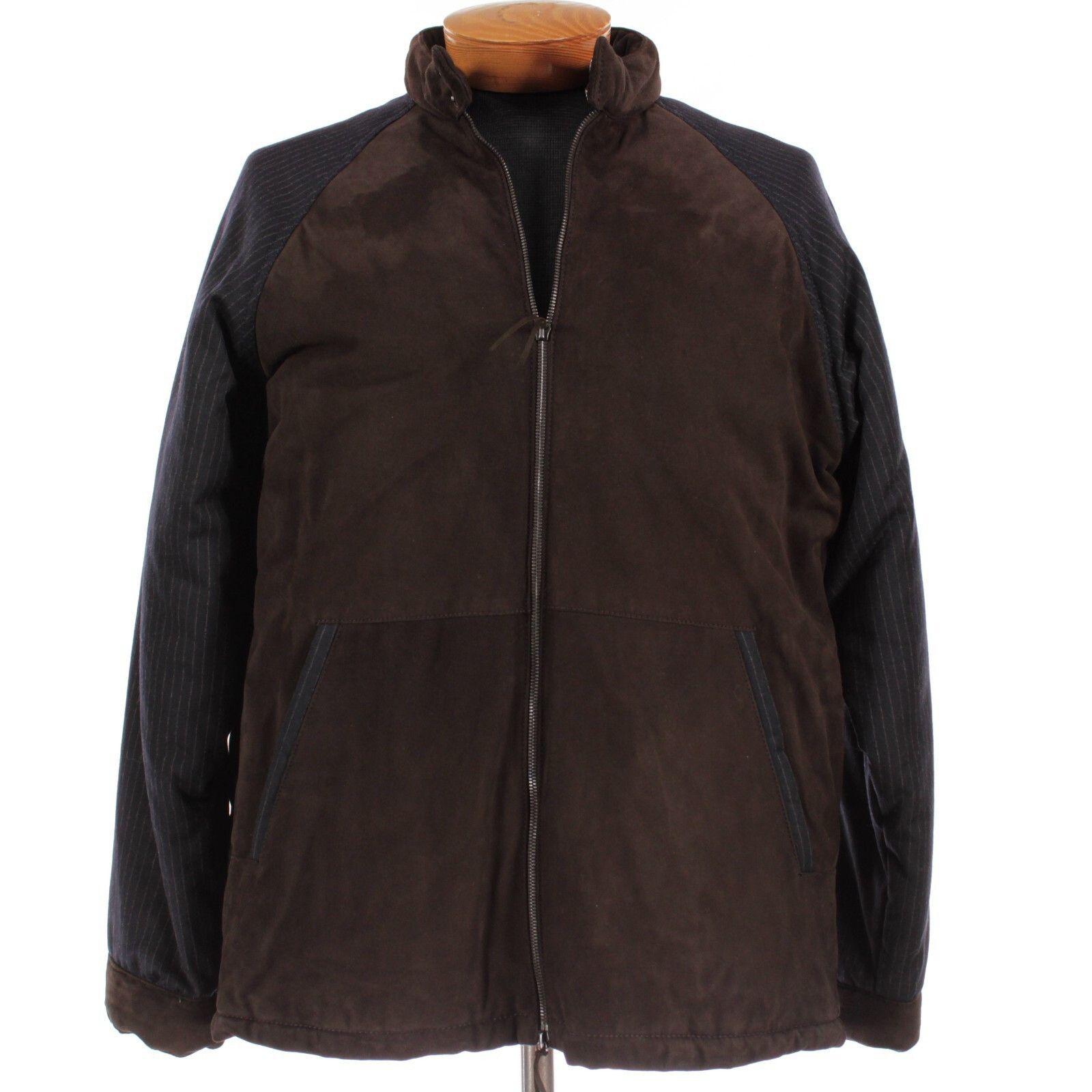 Hettabretz Jacket Size L US In Blue Leather