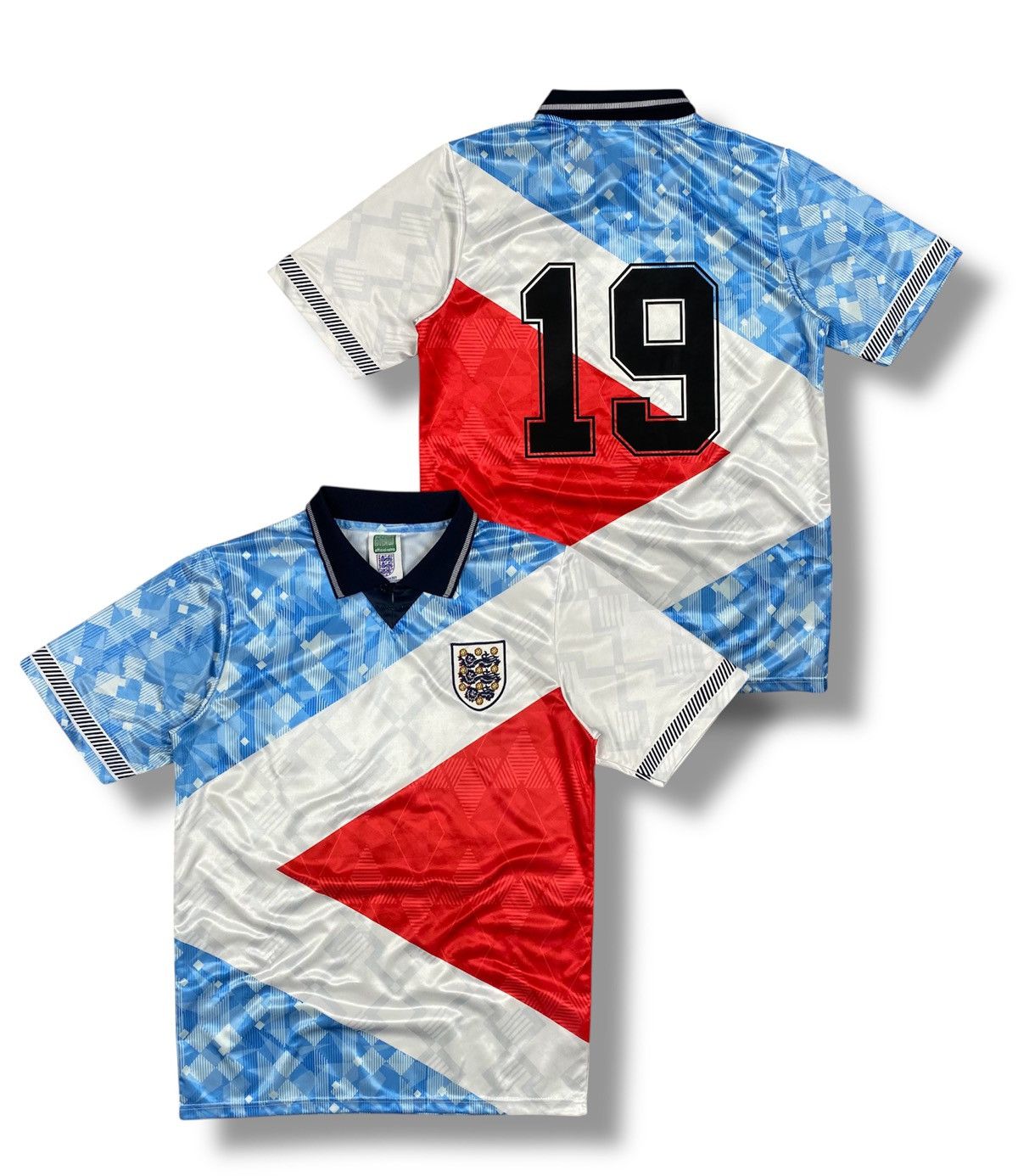 Other Score Draw England 1990-92 Retro Jersey No.19 L Size US L / EU 52-54 / 3 - 1 Thumbnail