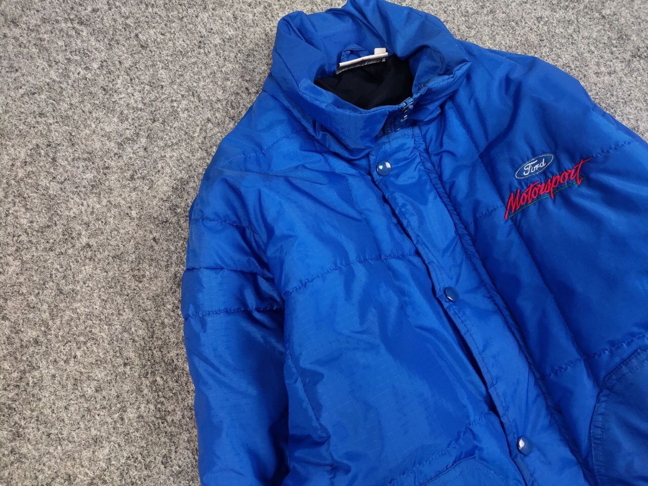 Vintage Vintage 90's Ford Motorsport Racing Winter Blue Nylon Jacket Size US S / EU 44-46 / 1 - 7 Thumbnail