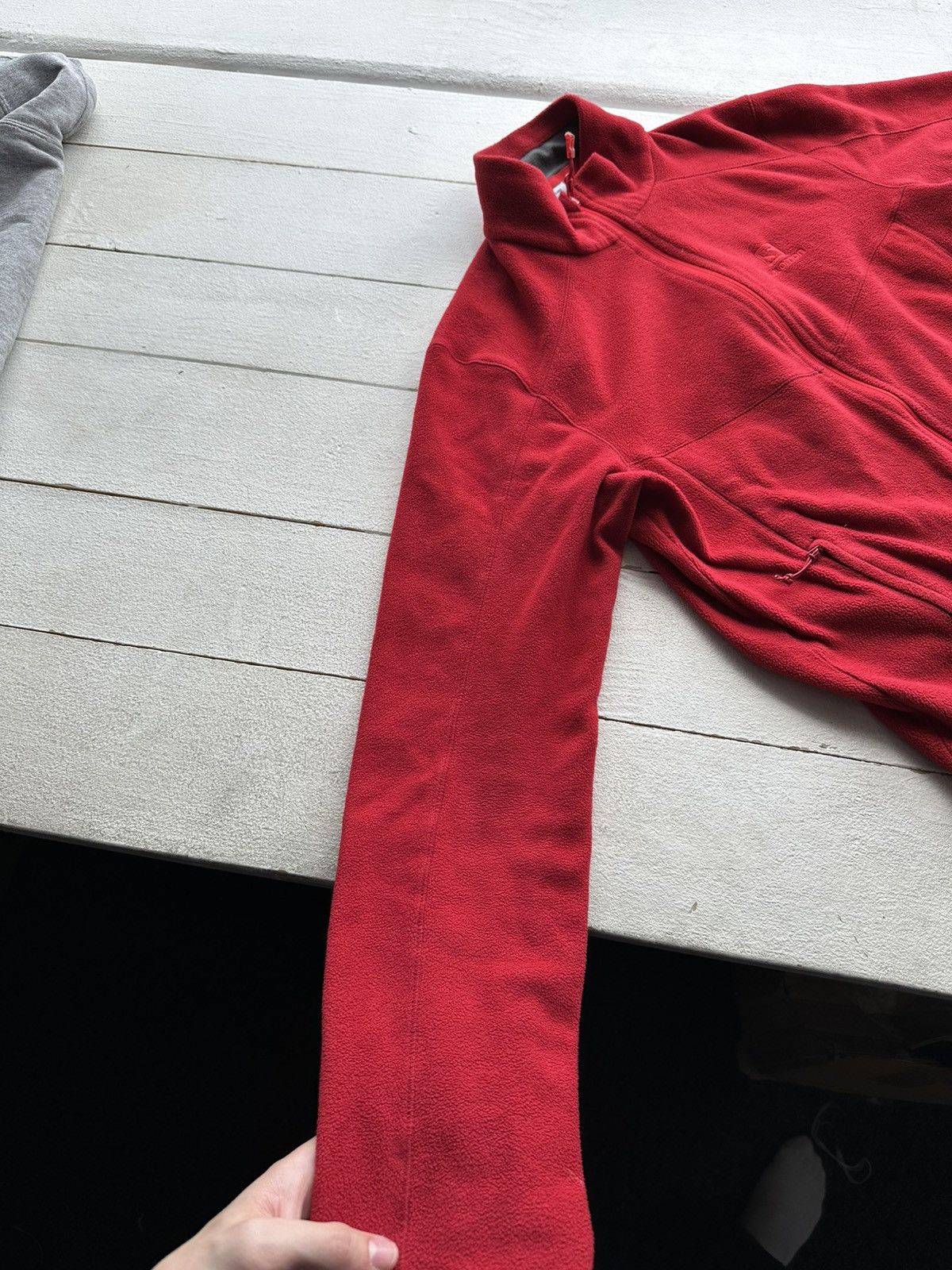 Salomon 🚨Y2K Salomon outdoor Pocker fleece Hoodie vintage big logo Size US M / EU 48-50 / 2 - 2 Thumbnail