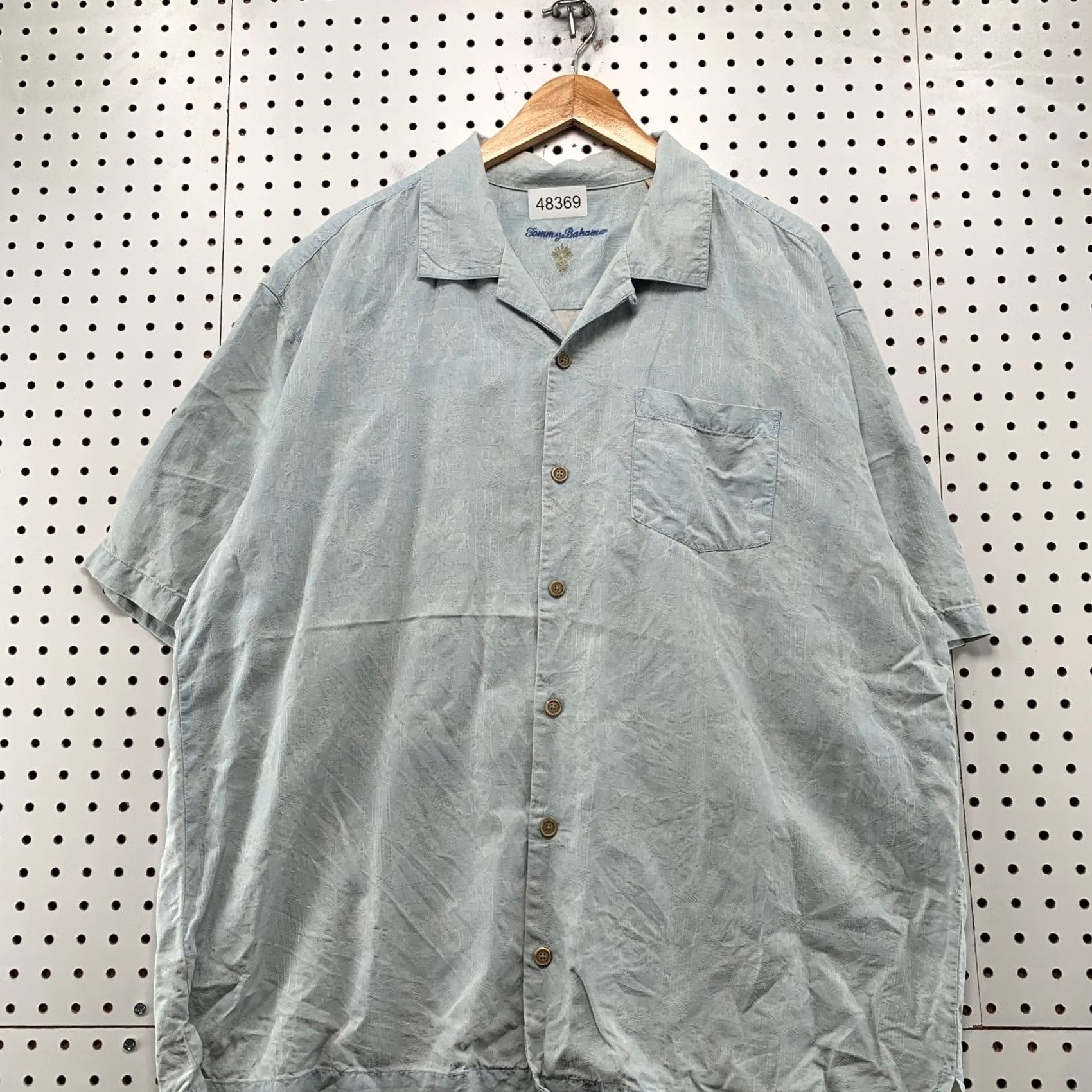 Tommy Bahama Tommy Bahama Silk Button Shirt Mens XL Blue All Over Floral Print Shirt Size US XL / EU 56 / 4 - 4 Thumbnail