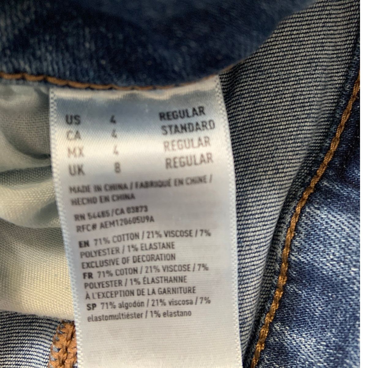 American Eagle Outfitters American Eagle Next Level Stretch Jegging Jeans Women Size 4 Size 27" / US 4 / IT 40 - 8 Thumbnail