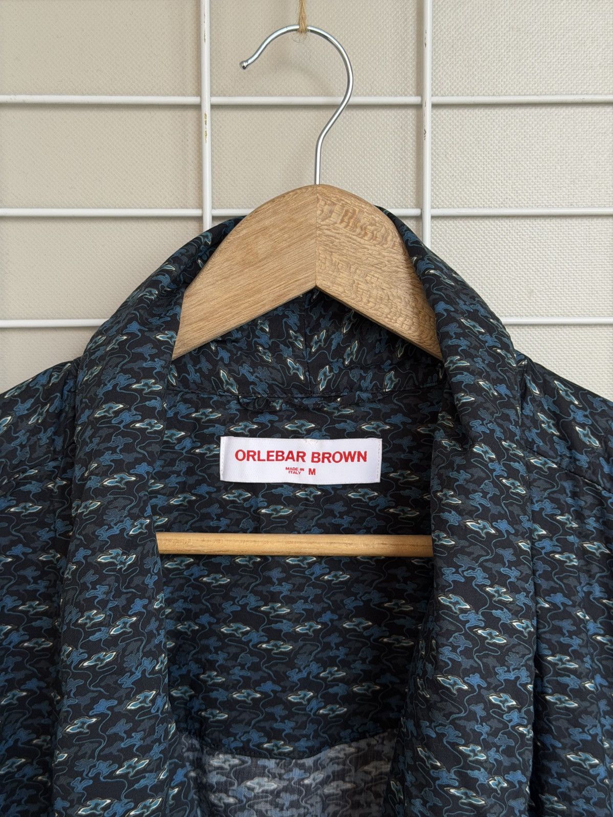 Orlebar Brown Orlebar Brown Lightweight Robe Mens Size M Geometric Print Size US M / EU 48-50 / 2 - 9 Thumbnail