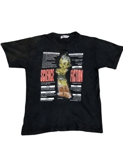 image of Anima Vintage Astro Boy Tee in Black, Men's (Size Small)