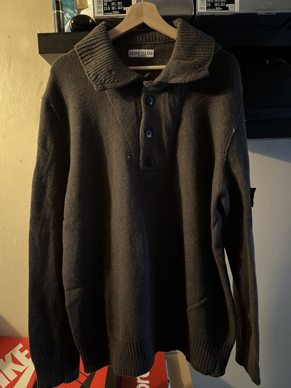 Stone Island × Vintage Stone Island Button Up Quarter size XXXL Size US XXL / EU 58 / 5 - 1 Thumbnail
