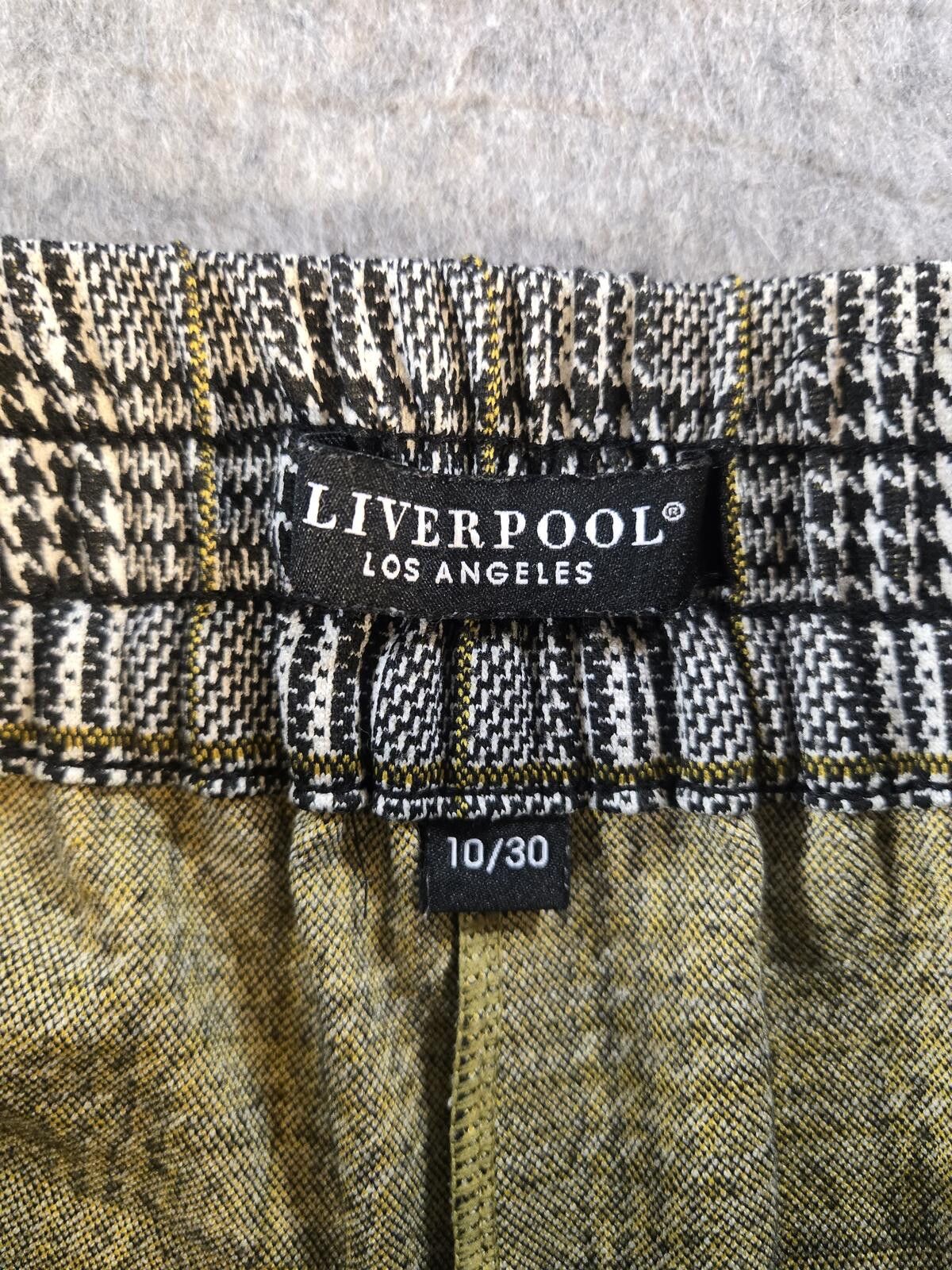 Other Plaid Mabel Pull-On Wide Leg Crop Pants Classic Preppy Quiet Size 32" / US 10 / IT 46 - 3 Thumbnail