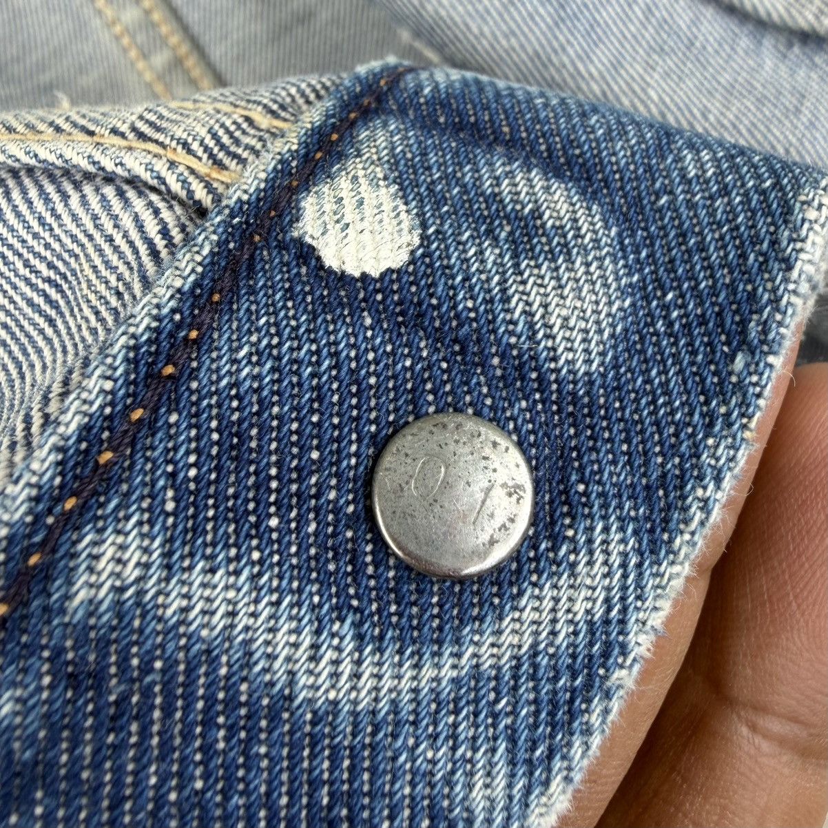Wrangler 🔥Rare 60s Wrangler Zip Denim Jacket Talon Conmatic USA Size US XS / EU 42 / 0 - 19 Thumbnail