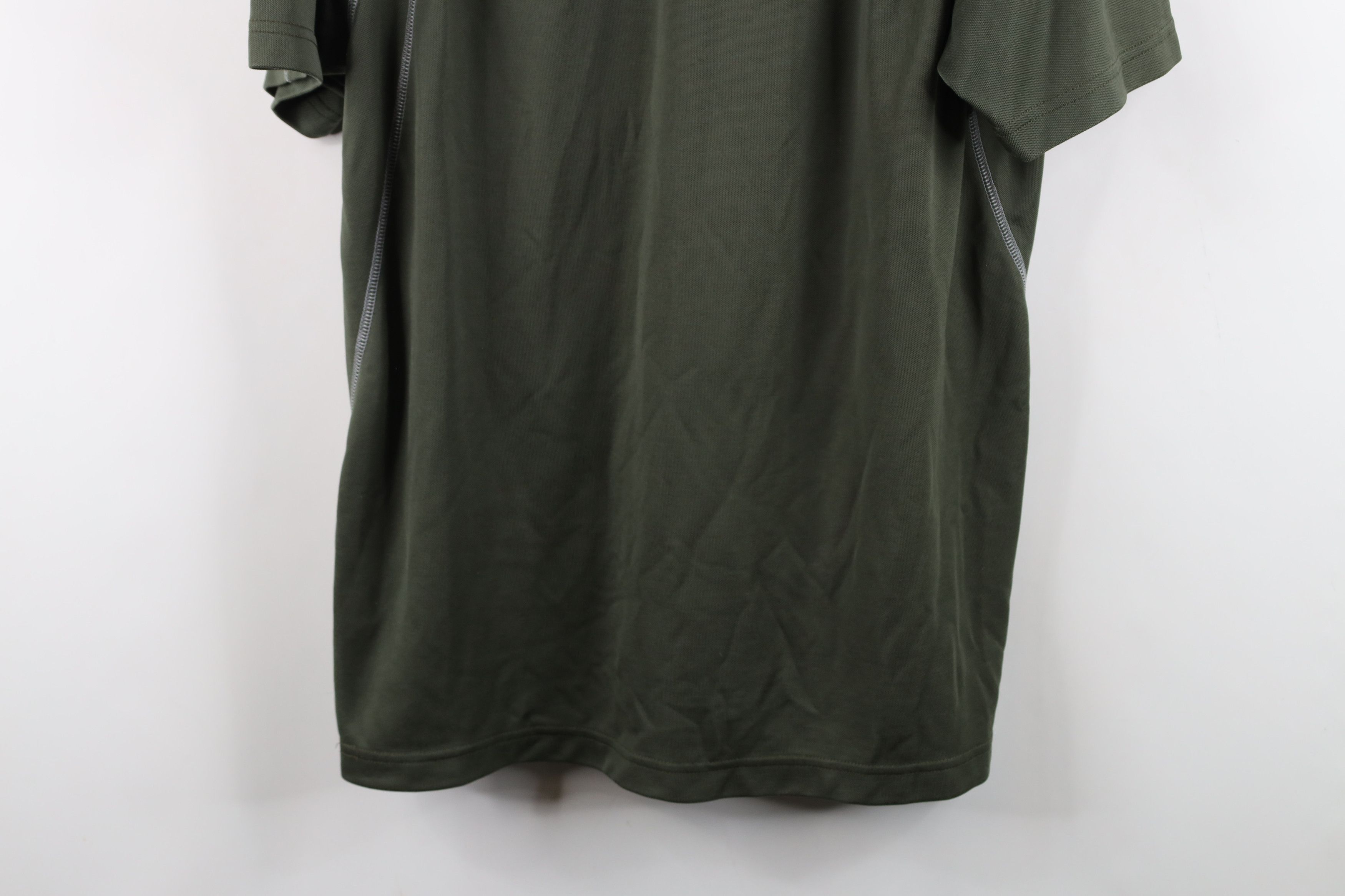 Nike Vintage Y2K Nike Scott Mini Swoosh Knit V-Neck T-Shirt Green Size US M / EU 48-50 / 2 - 13 Thumbnail
