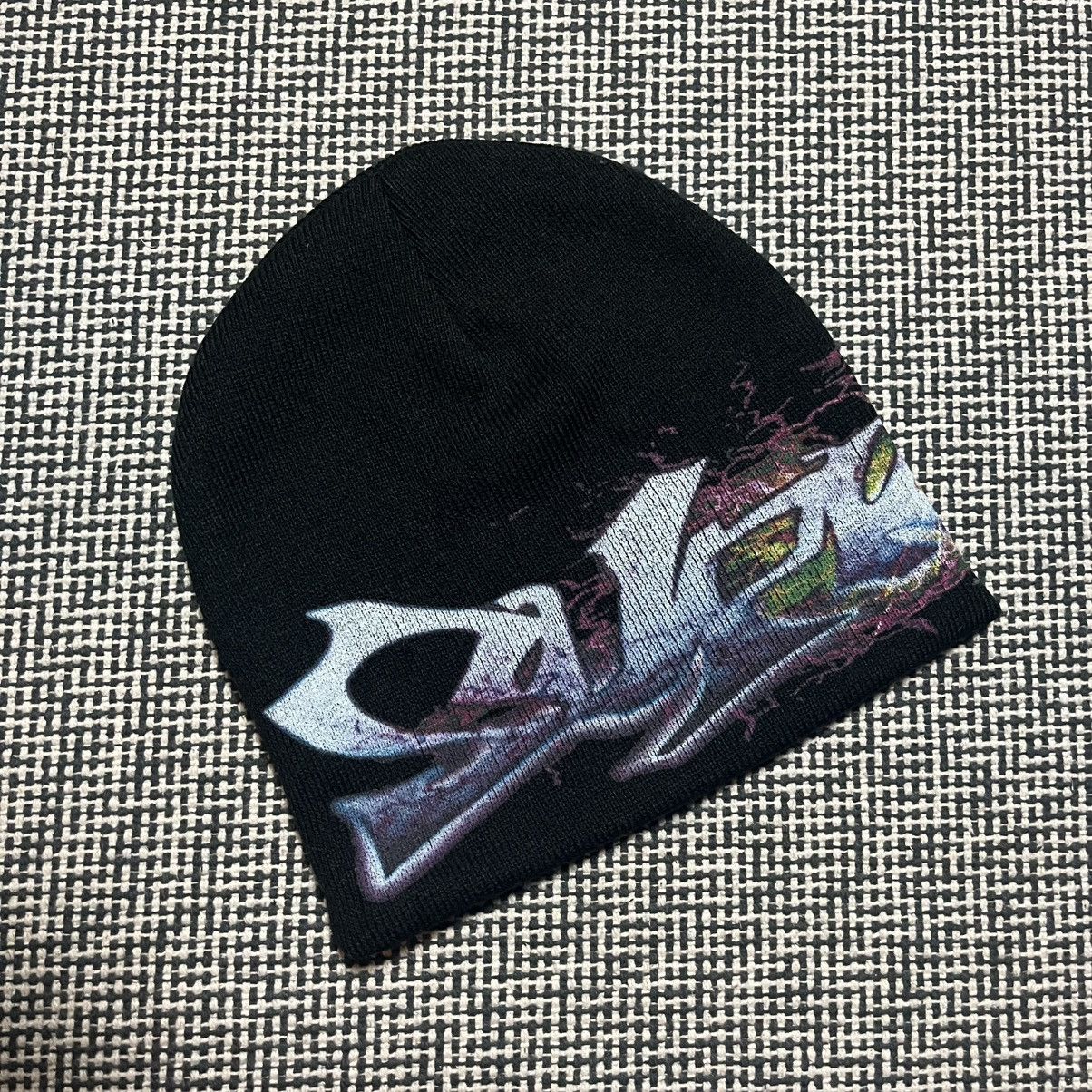 帽子 Supreme Tag Beanie black / Art Dealer Supreme Tag Beanie (FW25) - $40