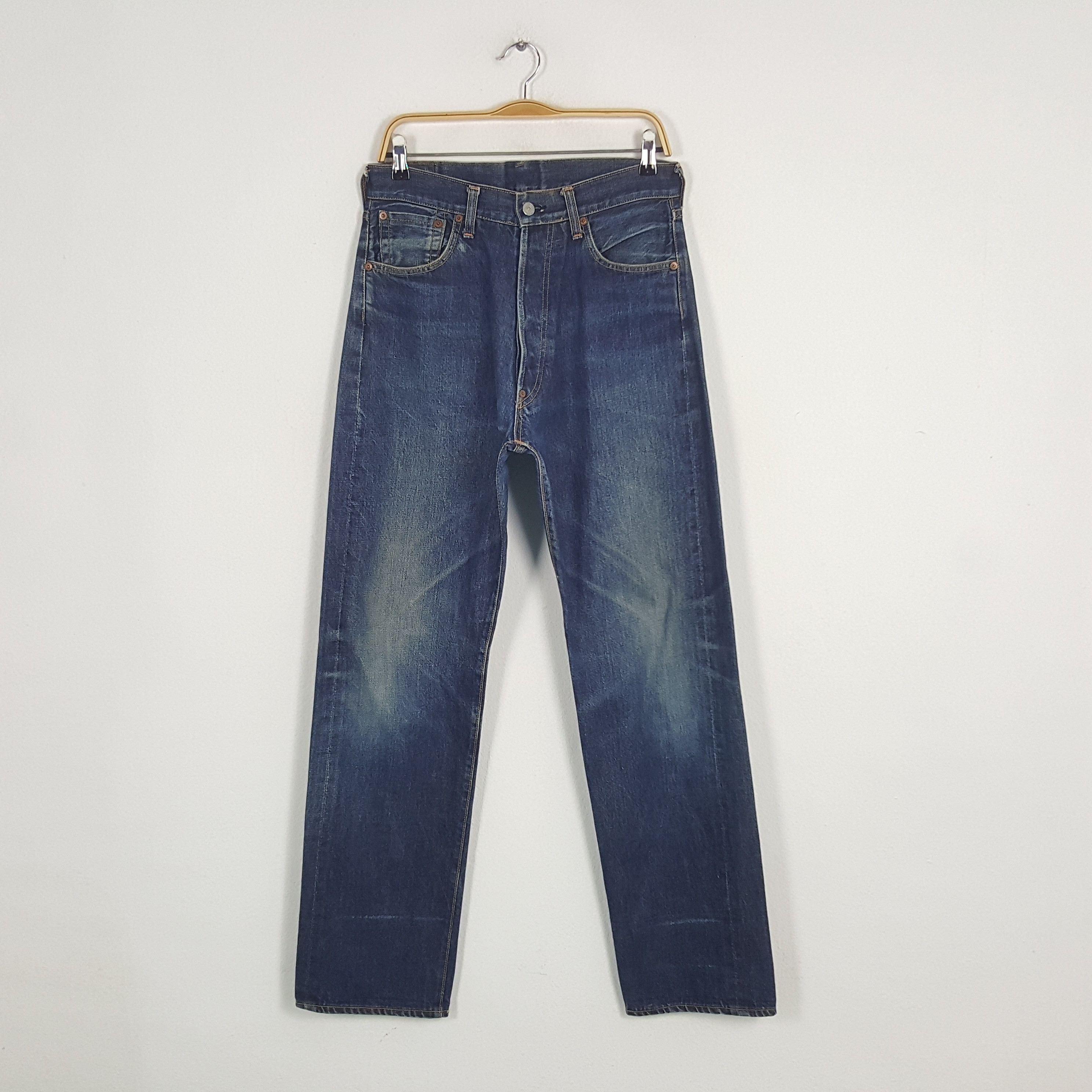 Japanese Brand × Vintage Vintage Evis Japanese Brand Daicock Custom Art Denim Jeans Size US 30 / EU 46 - 4 Thumbnail