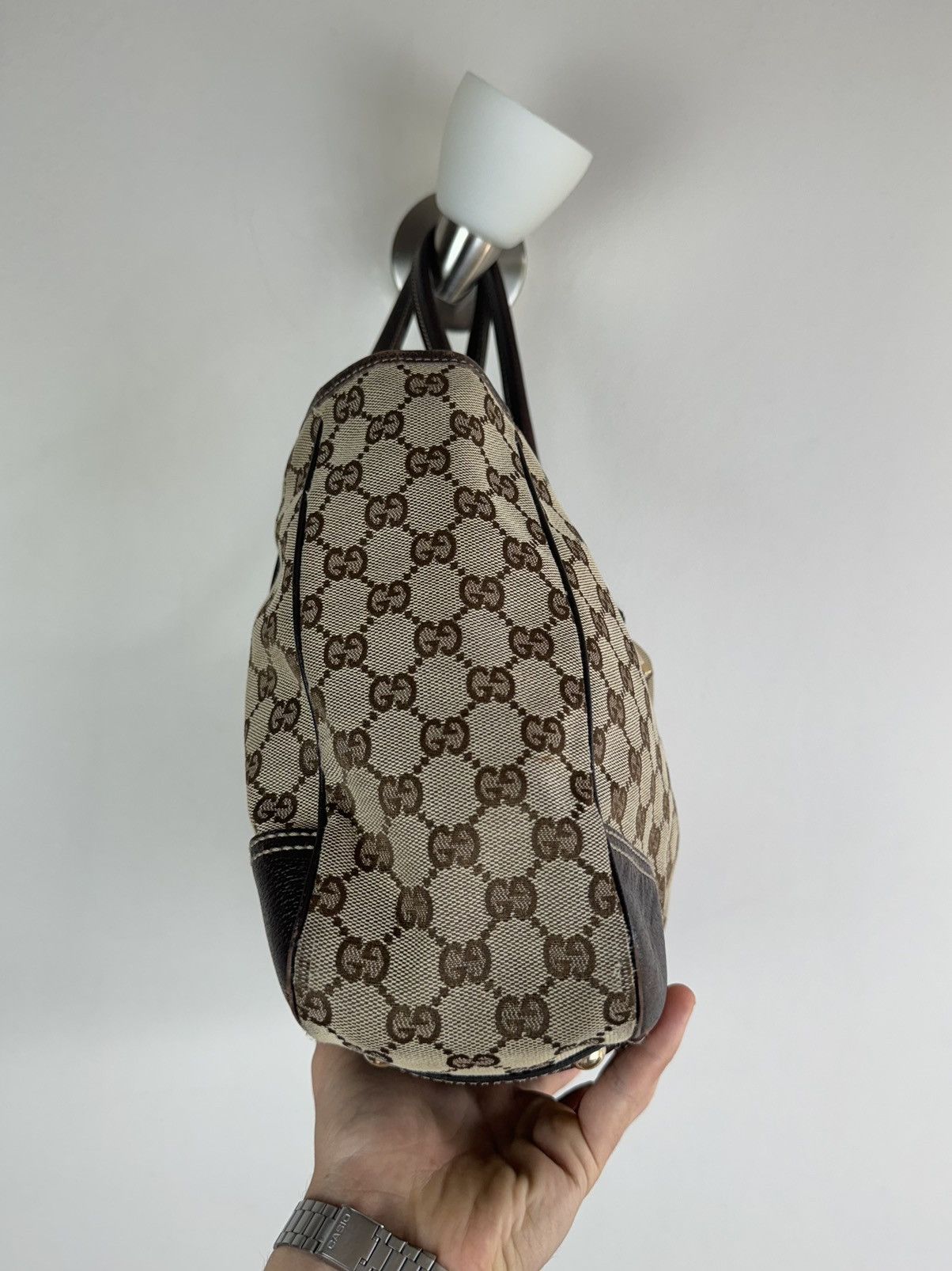 Gucci Handle bag Gucci GG monogram original casual luxury item Size ONE SIZE - 5 Thumbnail