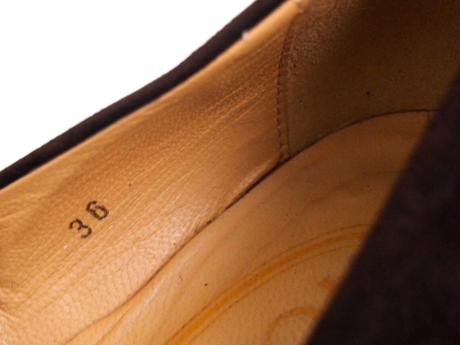 Tod's Tod's Low Heel Pumps Brown Suede Womens US 6 EU 36 Size US 6 / IT 36 - 6 Thumbnail