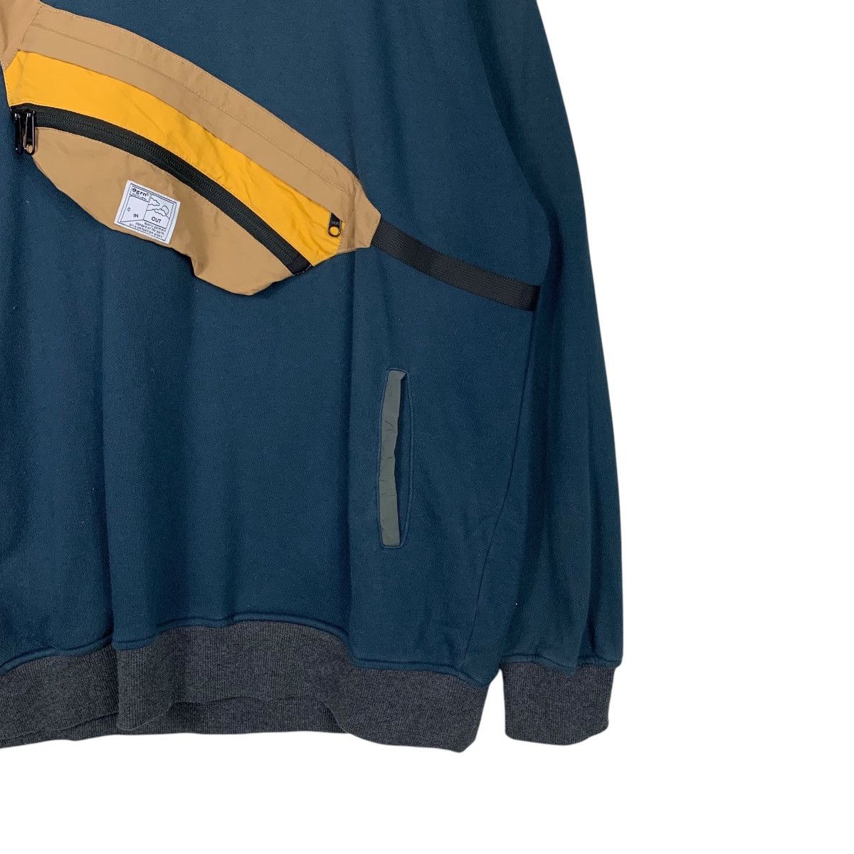 GRN GRN Tokyo Crossbody Bag Pullover Hoodie Sweatshirt #2051-C89 Size US XL / EU 56 / 4 - 6 Thumbnail