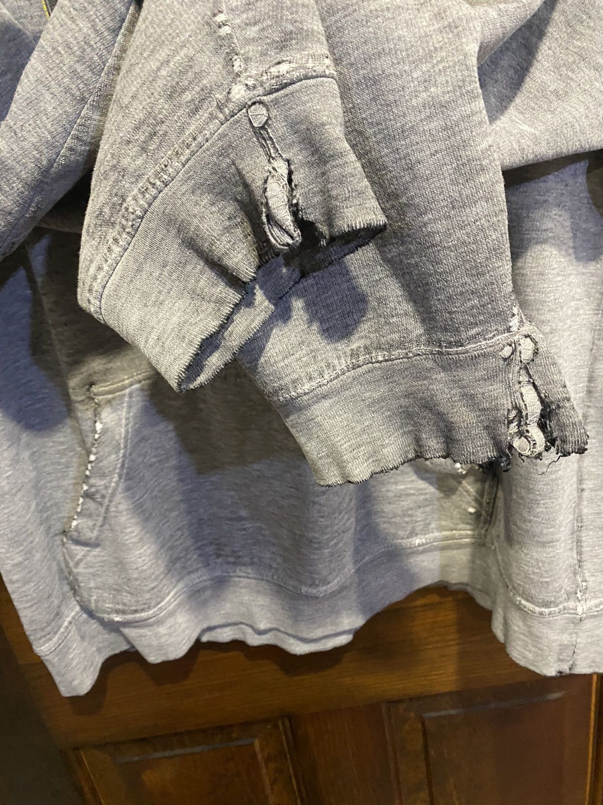 Vintage West Coast Choppers THRASHED 90s Long Beach CA Gray Hoodie Size US L / EU 52-54 / 3 - 7 Thumbnail