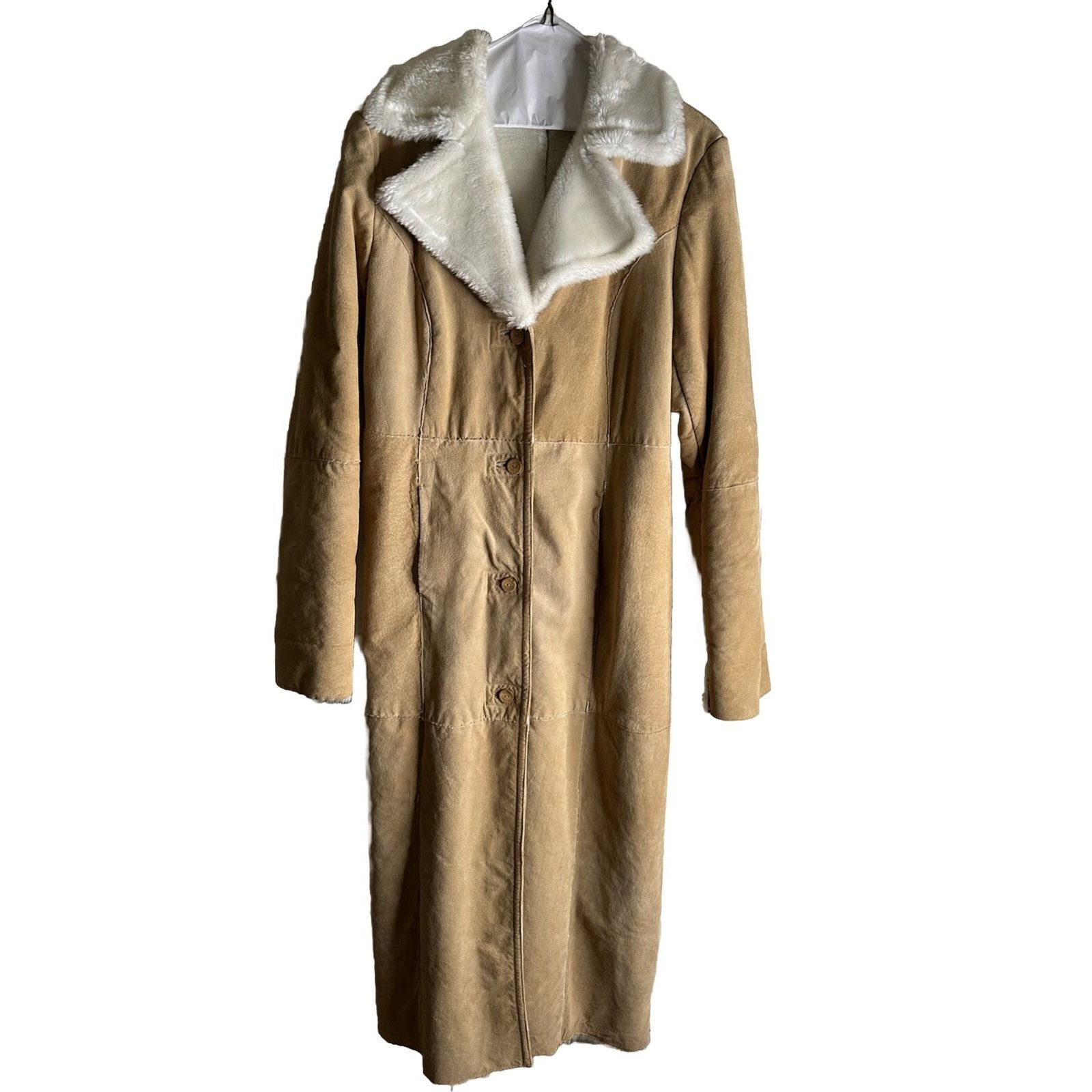 Boston Proper Vtg Penny Lane Y2K Leather Boston Proper Faux Sherpa Womans Size M / US 6-8 / IT 42-44 - 5 Thumbnail