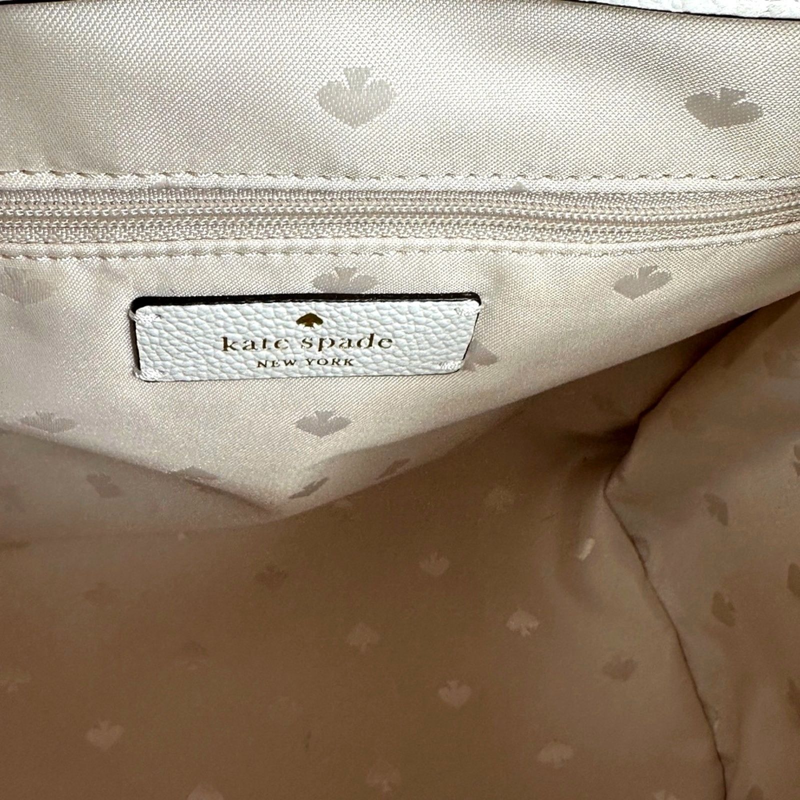 Kate Spade Kate Spade NY Pride Rainbow Darcy White Leather Backpack Size ONE SIZE - 12 Thumbnail