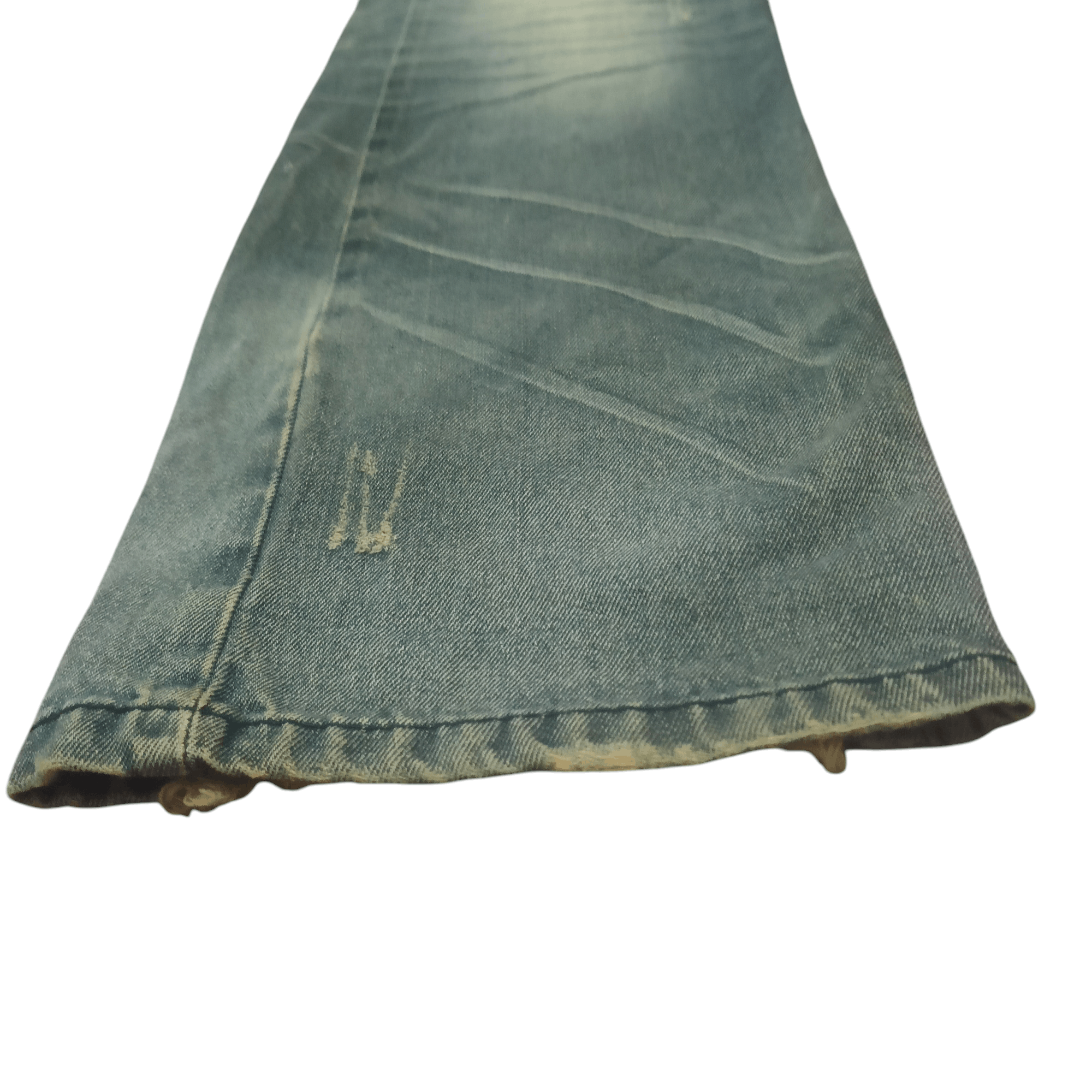 If Six Was Nine Vtg Dowkedow japanese flare jeans Rare Lighting Bolt Design Size US 32 / EU 48 - 11 Thumbnail