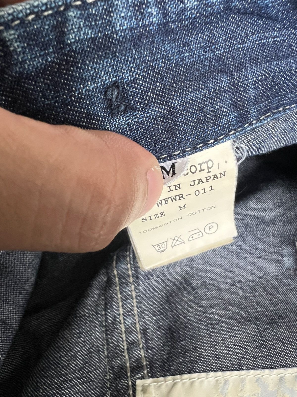 General Research AW10 GR War Field Wear M.C Cargo Mod USN Monkey Pants Denim Size US 31 - 12 Thumbnail