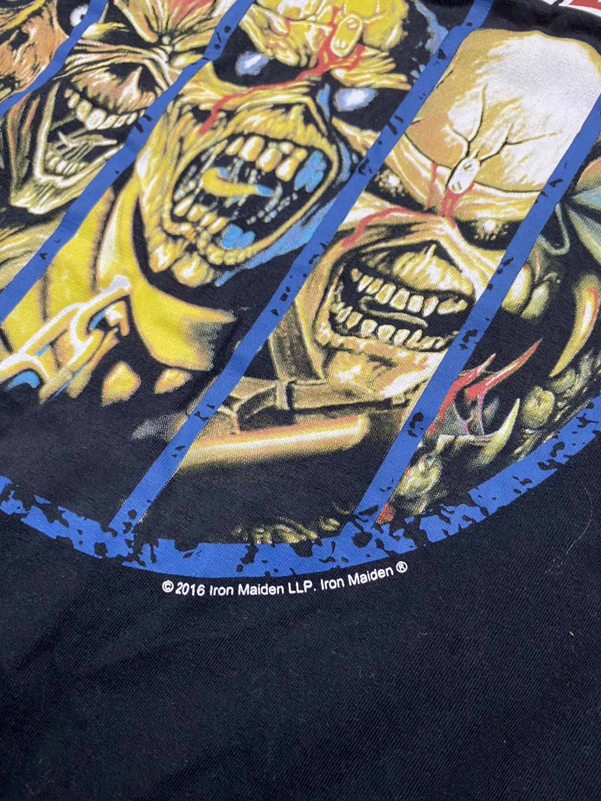 Iron Maiden × Vintage 2016 Iron Maiden Long Sleeve Shirt Heavy Metal Band Size US XL / EU 56 / 4 - 4 Thumbnail