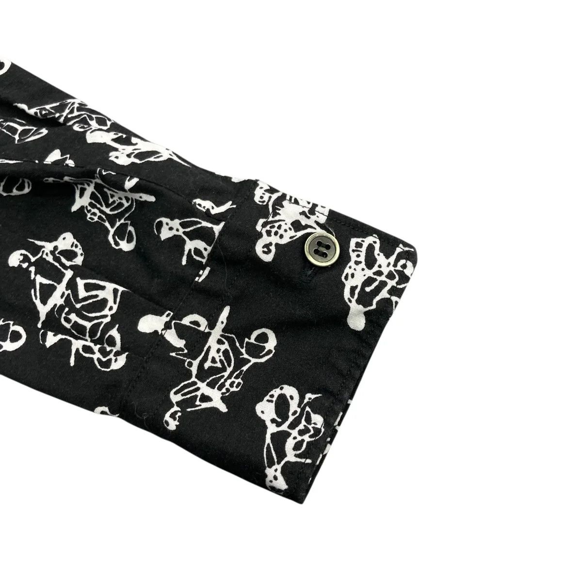 Comme des Garcons Black AD2011 Allover Moped Long Sleeve Shirt Size S / US 4 / IT 40 - 4 Thumbnail