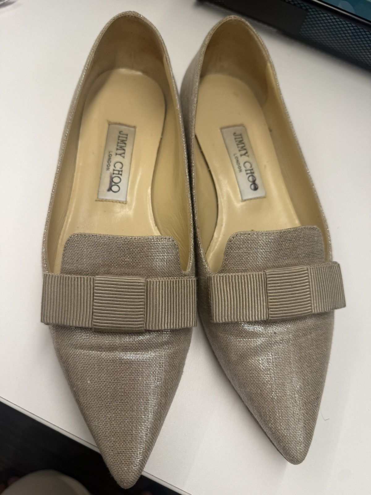 Jimmy Choo Jimmy choo women flat with bow Size US 7 / IT 37 - 5 Thumbnail