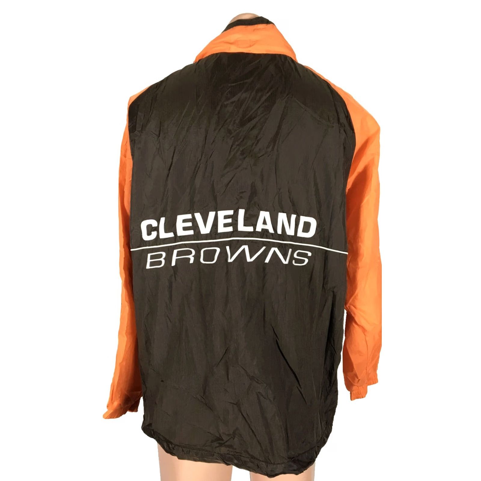Logo Athletic Vintage Logo Athletic Cleveland Browns NFL Game Day Jacket 90s Mens M Size US M / EU 48-50 / 2 - 2 Thumbnail