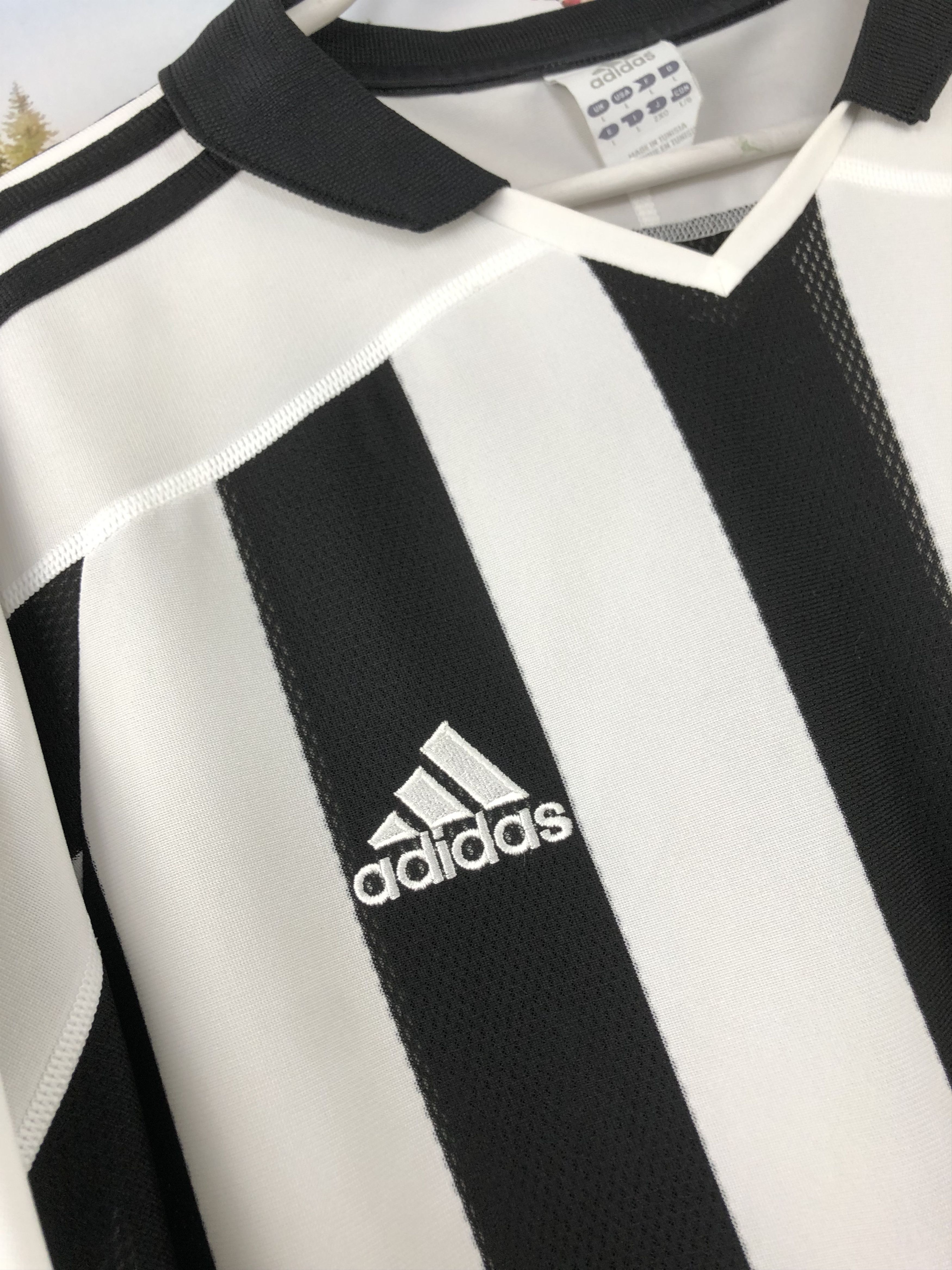 Adidas Newcastle United football shirt 2003 Soccer Jersey Trikot Size US L / EU 52-54 / 3 - 6 Thumbnail