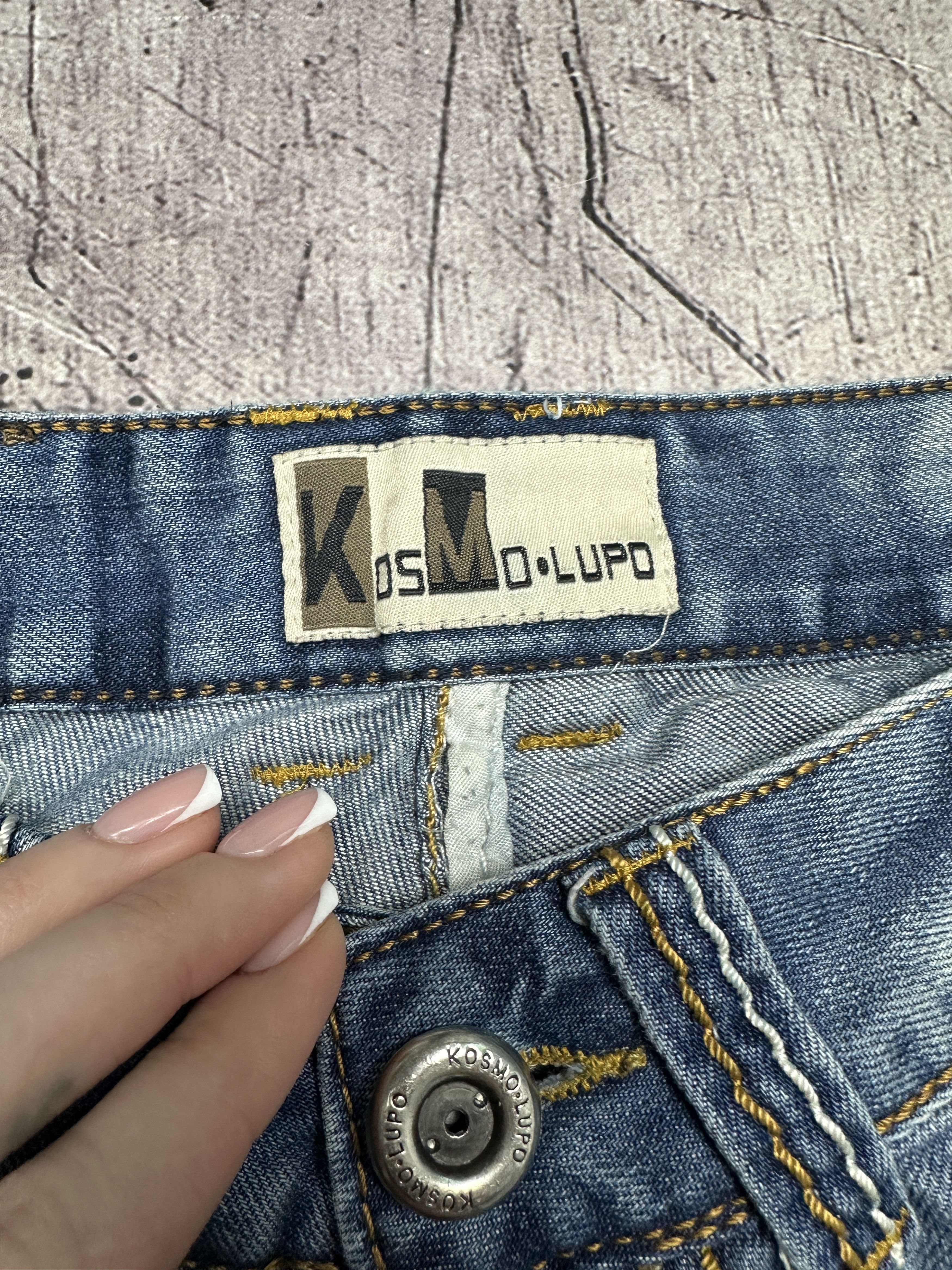 Japanese Brand × Vintage K&M Kosmo Lupo Vintage Mens Denim Pants Jeans Size US 29 - 3 Thumbnail