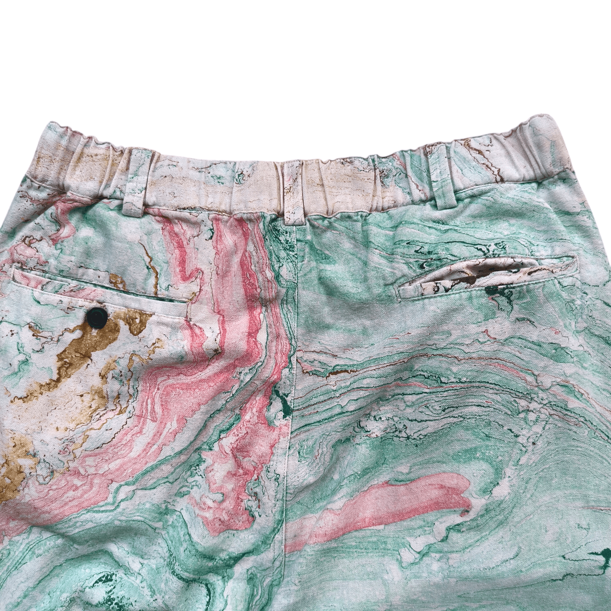 Japanese Brand Go Slow Caravan Abstract Trouser Size US 33 - 8 Thumbnail
