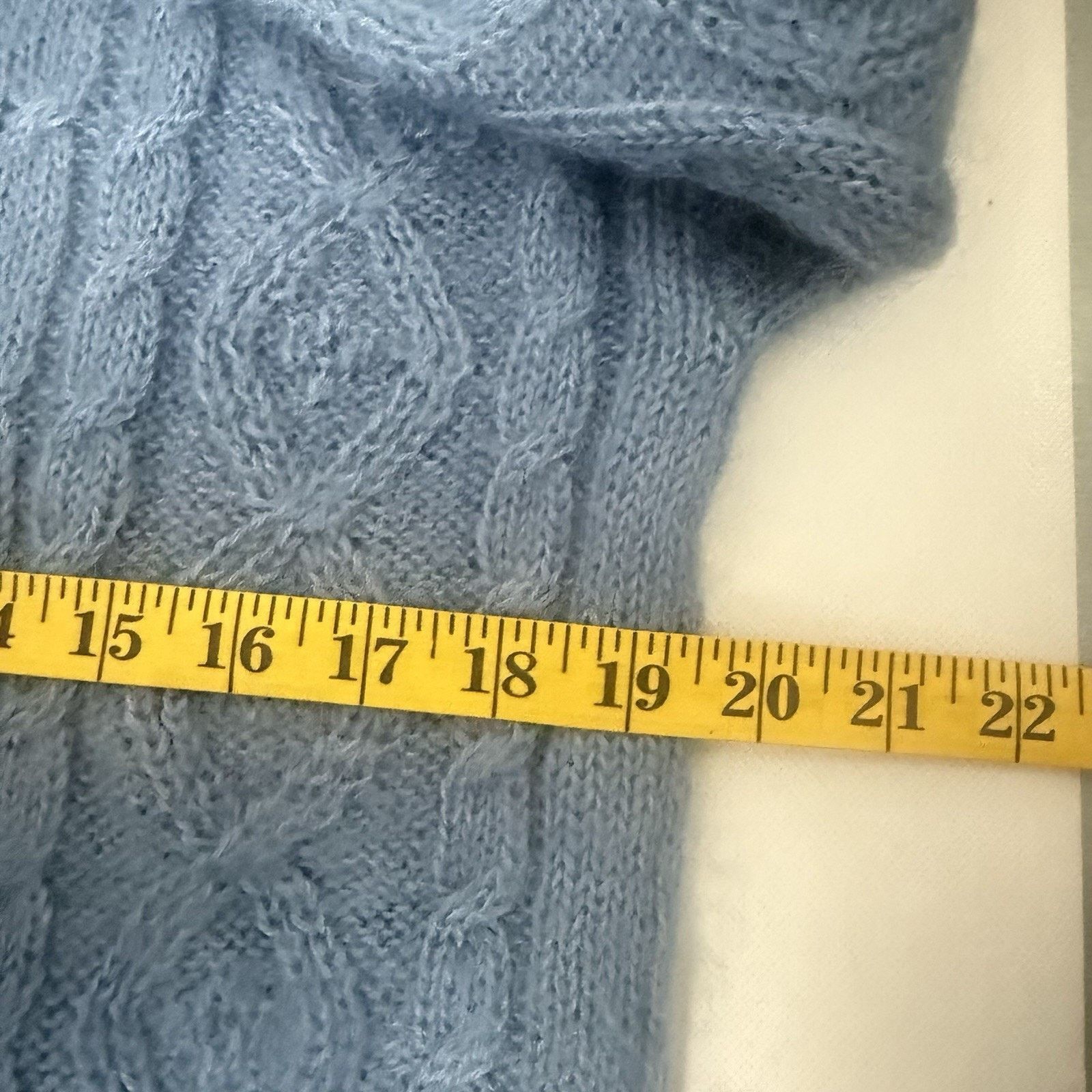 Other Mohair Sweater Cable Knit Fisherman Crew Preppy Coastal Size M / US 6-8 / IT 42-44 - 5 Thumbnail