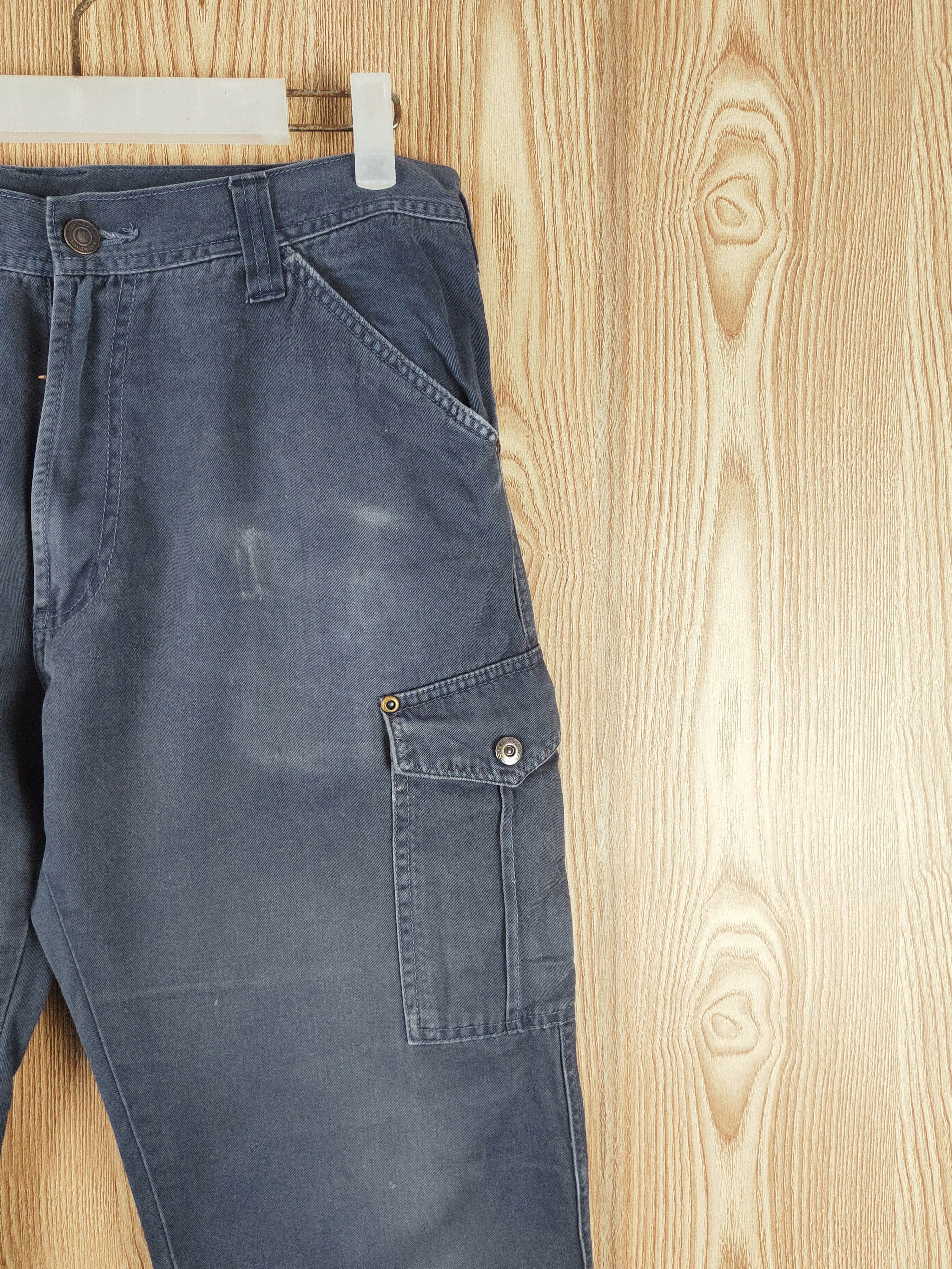 Japanese Brand × Vintage Vintage GW Navy Faded Multi Tactical pocket Cargo Pants Size US 32 / EU 48 - 5 Thumbnail