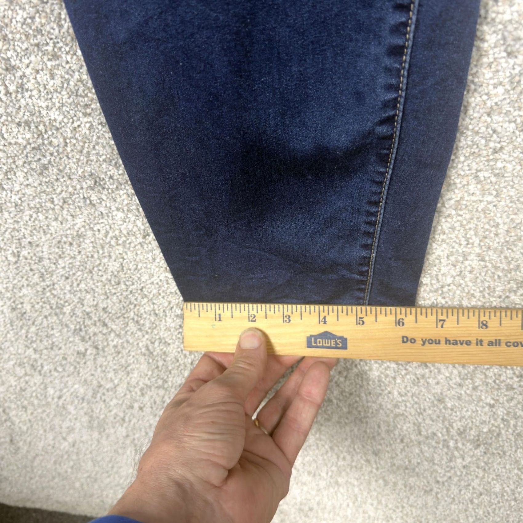 Vintage Royalty For Me Skinny Jeans Plus Size 2X Blue Stretch Denim Slim Fit Size 40" / US 18 - 3 Thumbnail