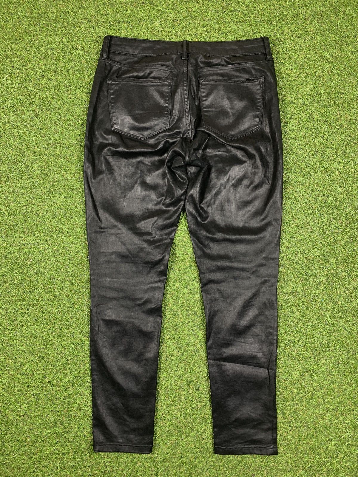 Lauren Ralph Lauren × Vintage Vintage Lauren Ralph Lauren waxed jeans LRL size 8 Size 30" / US 8 / IT 44 - 4 Thumbnail