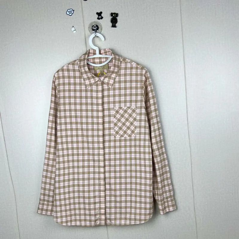 Burberry Burberry Light Pink Cotton Women's Shirt Size ONE SIZE - 1 Thumbnail