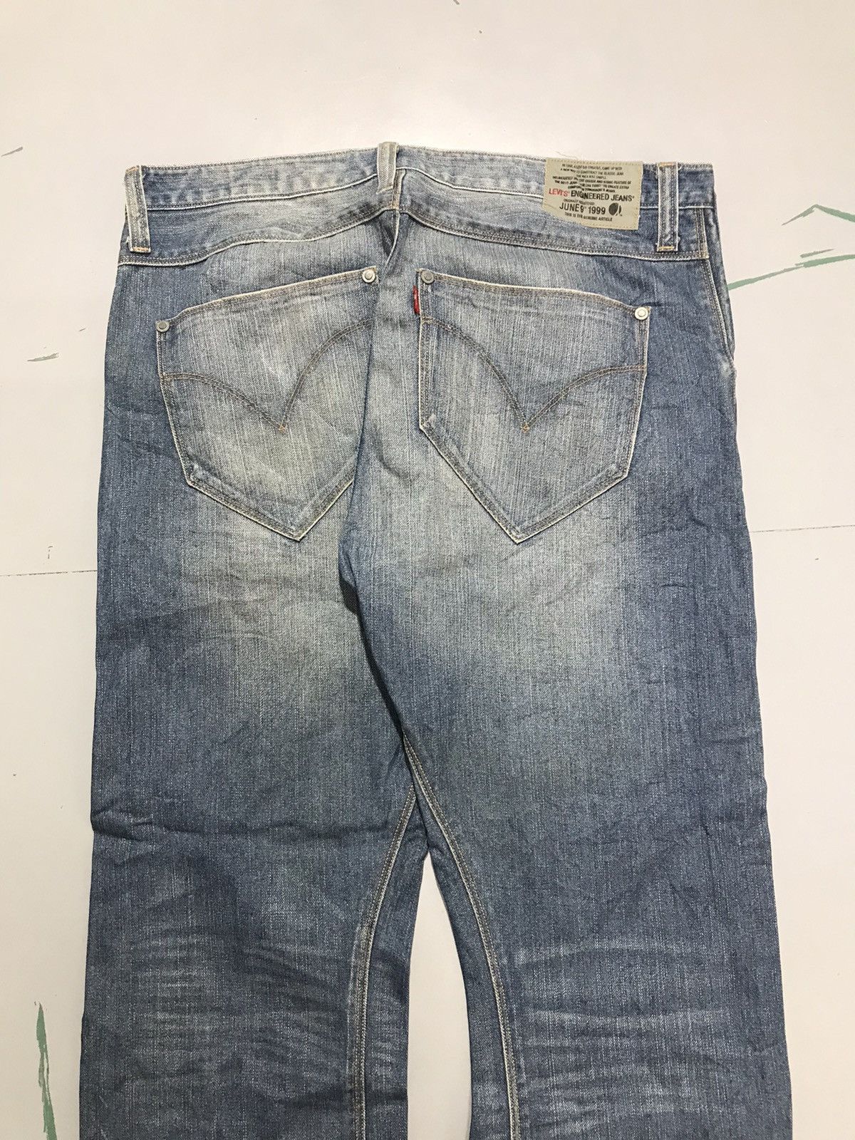 Levi's Vintage Levi’s engineer jeans 1999 denim Size US 36 / EU 52 - 10 Thumbnail