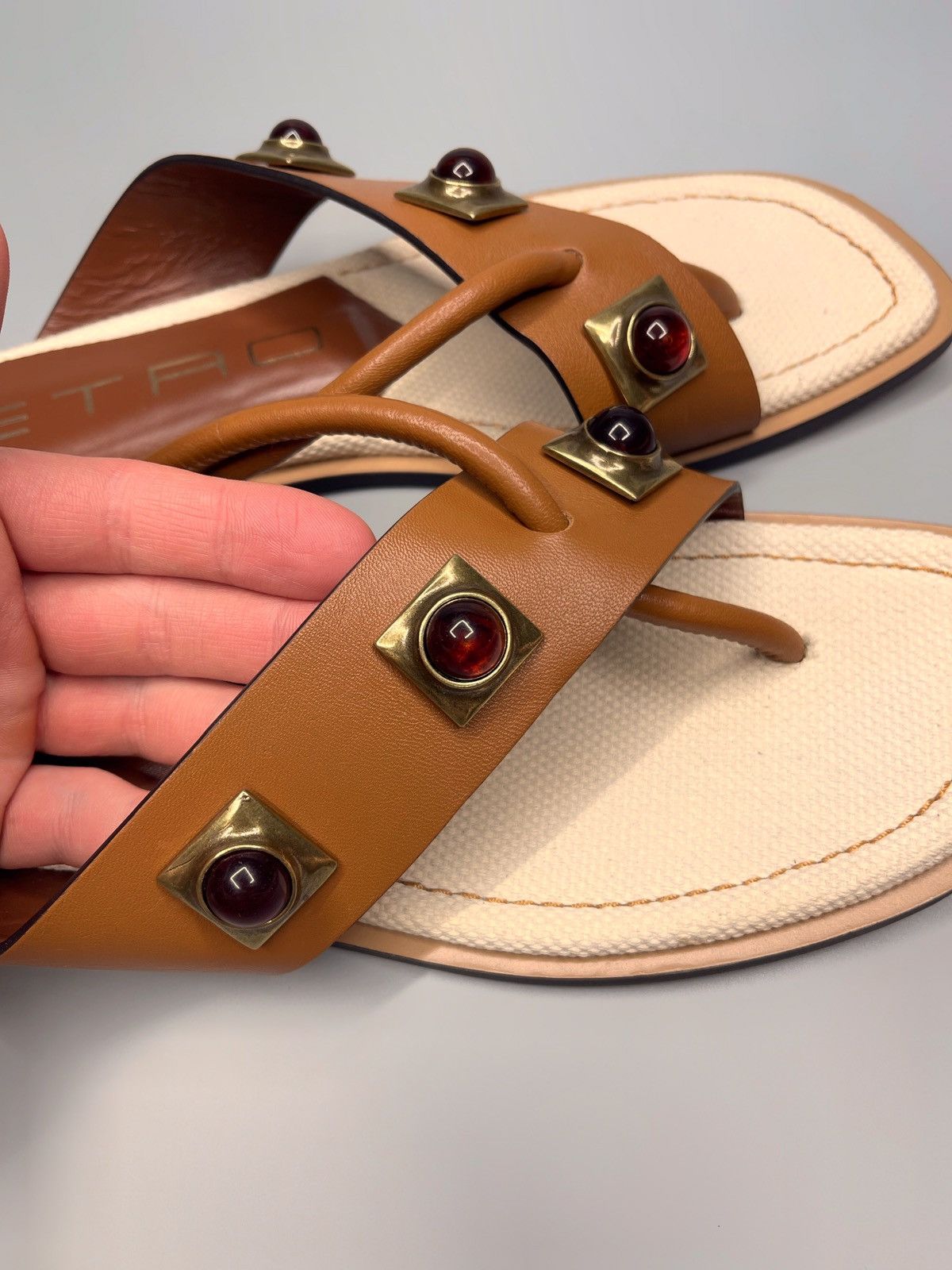 Designer × Etro Etro Sandals Size US 10 / IT 40 - 4 Thumbnail