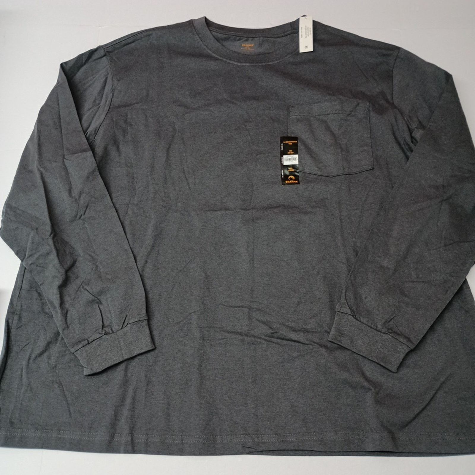 Other 2 Brahma Work T-Shirt 4XL 58-60 White And Gray Pocket Tee Size US XXL / EU 58 / 5 - 2 Thumbnail