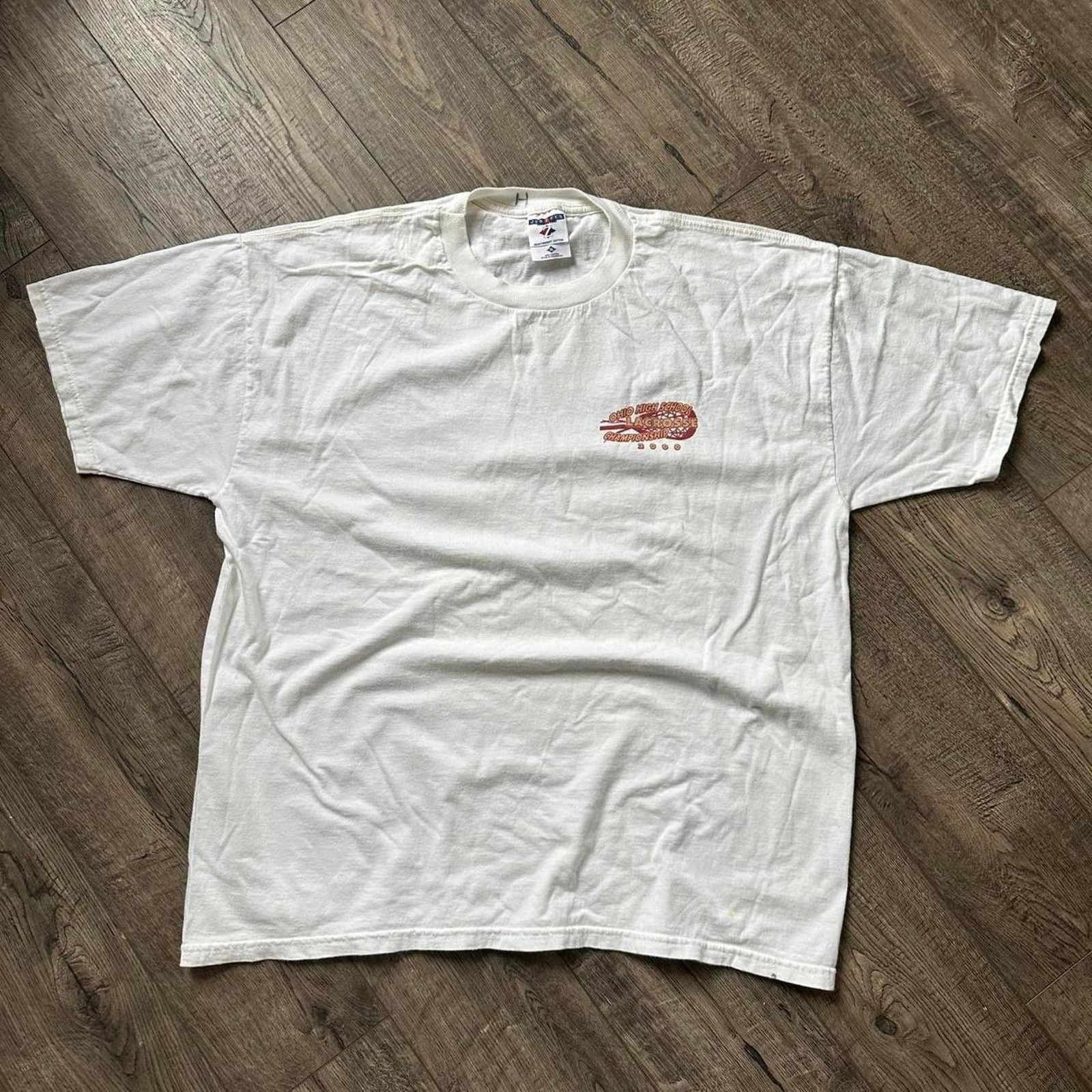 Vintage Vintage Y2K Lacrosse LAX Champions Ohio High School Shirt Size US XL / EU 56 / 4 - 2 Thumbnail