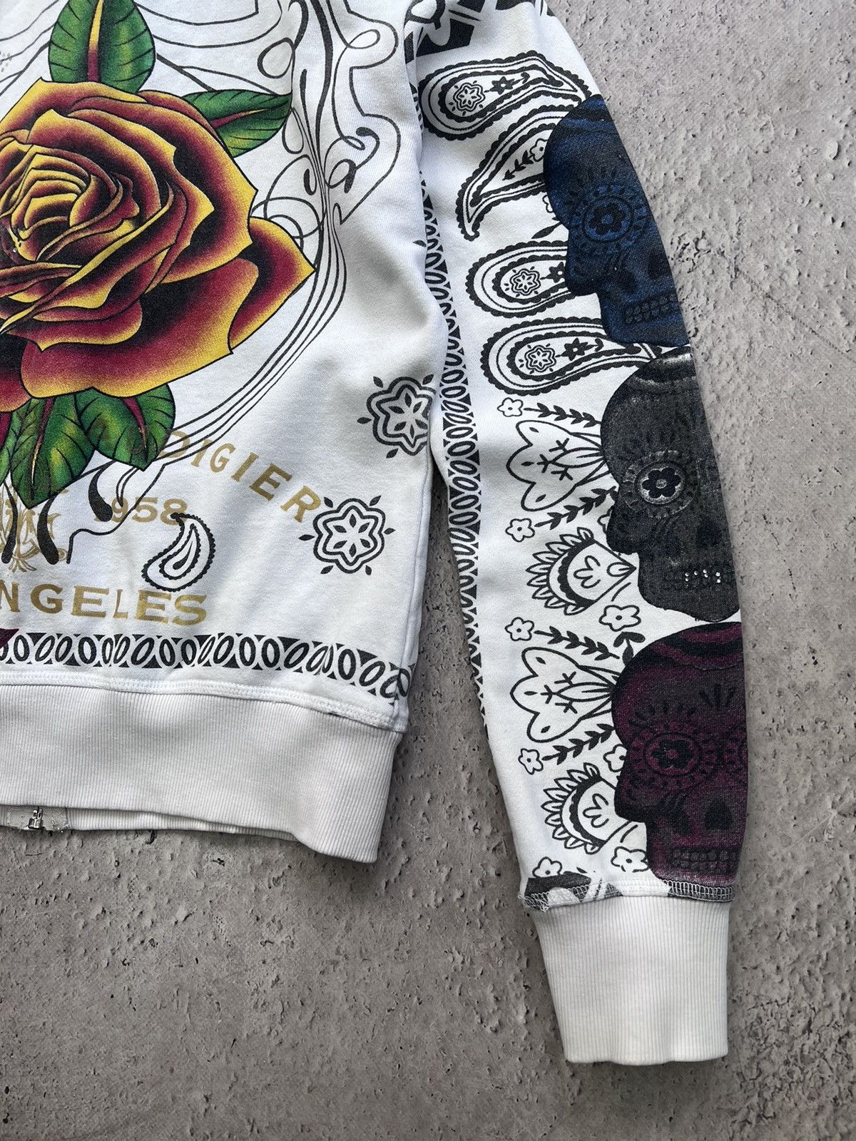 Christian Audigier × Ed Hardy × Vintage SALE ✅✅ CHRISTIAN AUDIGIER BY ED HARDY ZIP MULTIPRINTED Size US S / EU 44-46 / 1 - 11 Thumbnail
