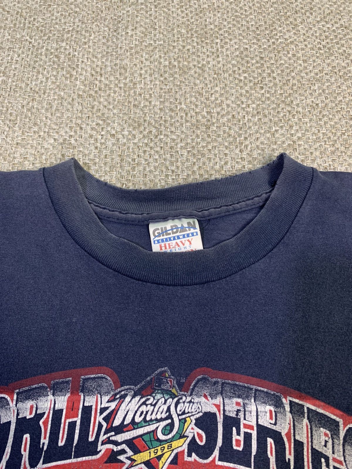 MLB × New York Yankees × Vintage Vintage World Series Champions New York Yankees 90s T shirt Size US L / EU 52-54 / 3 - 5 Thumbnail