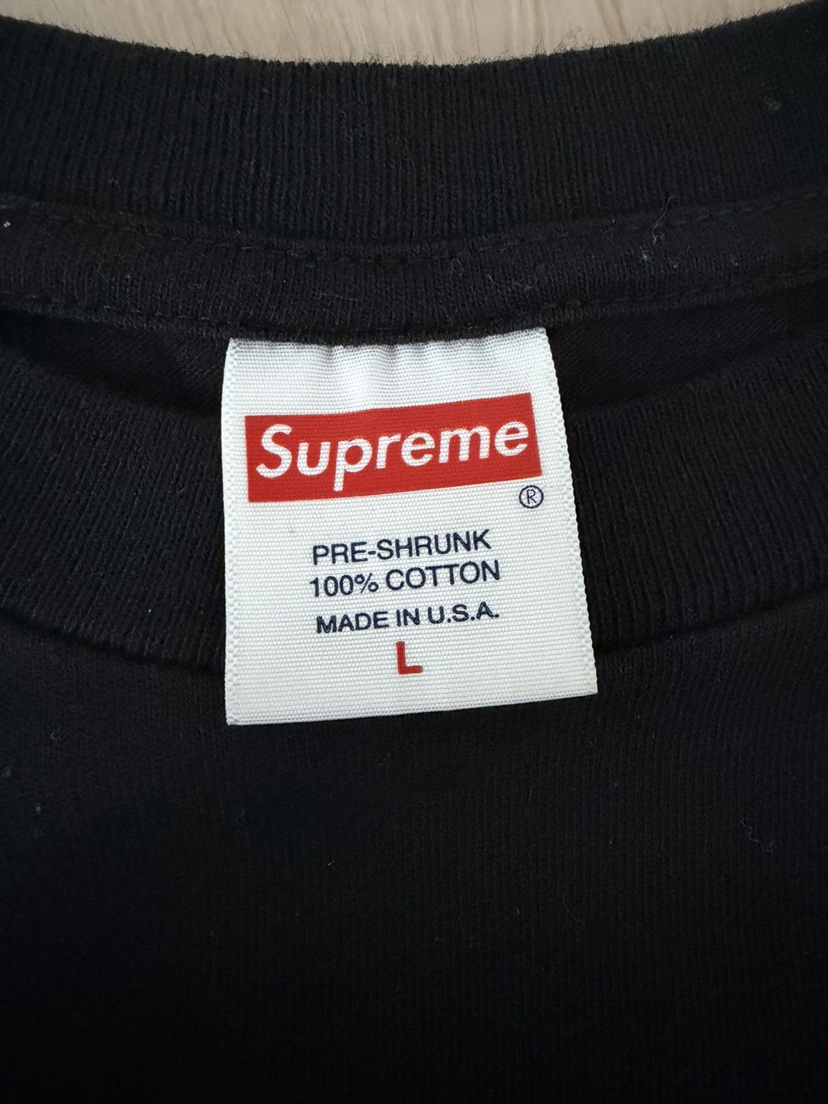 Supreme Supreme SS18 Nan Goldin Kim in Rhinestone Tee Black Size US L / EU 52-54 / 3 - 5 Thumbnail