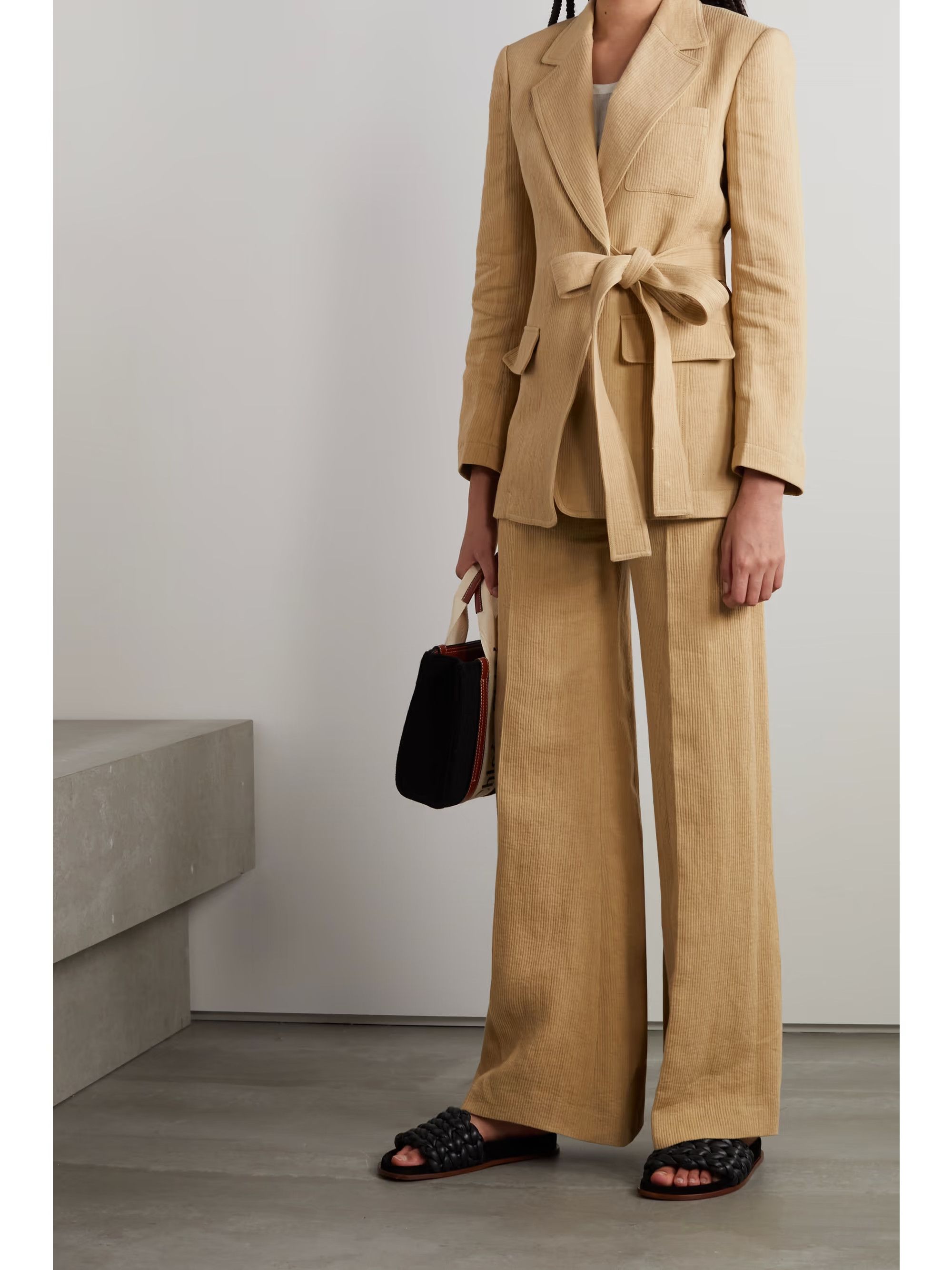 Chloe o1y0825 Casual Pant in Beige Size 30" / US 8 / IT 44 - 4 Thumbnail