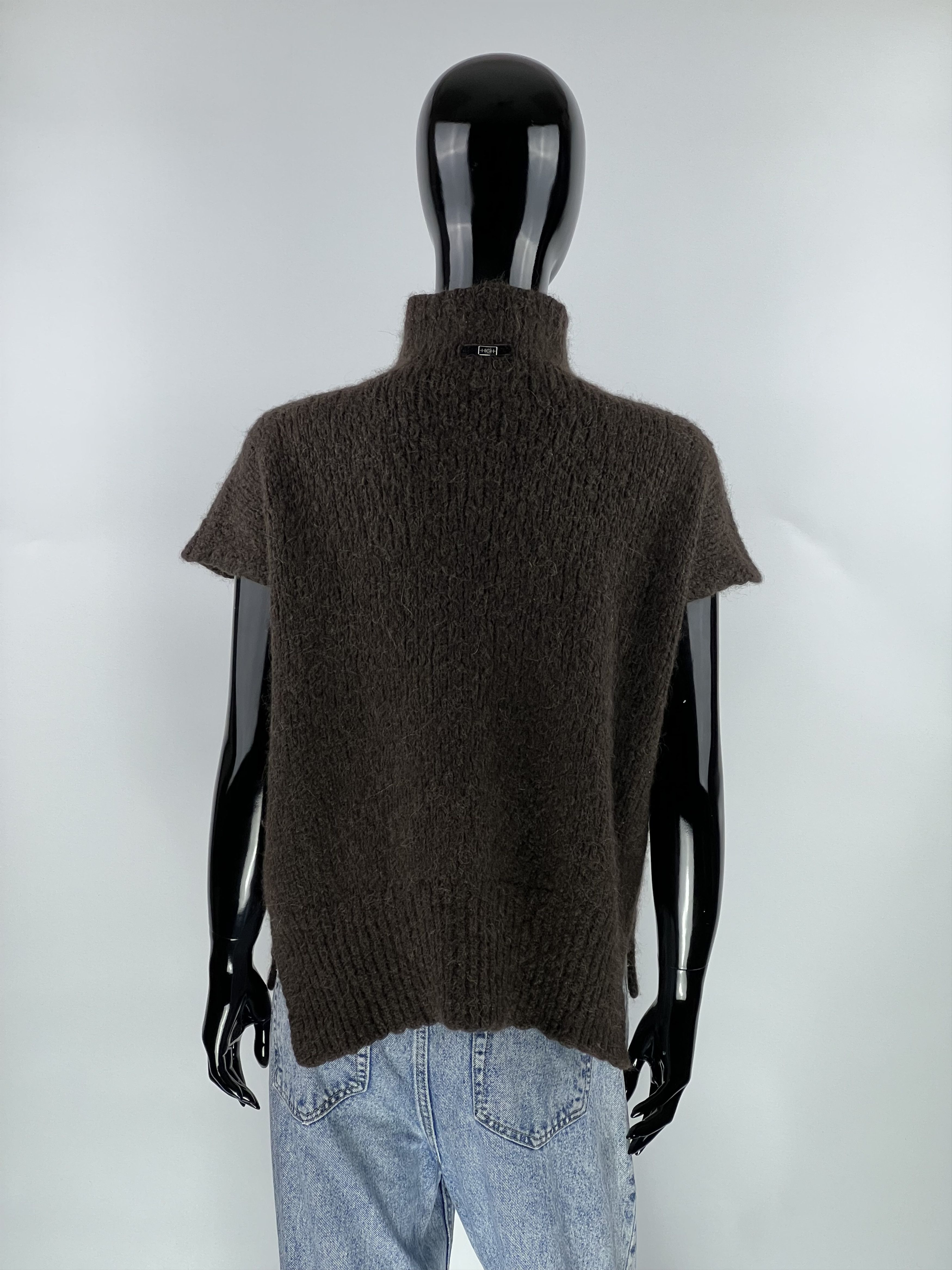 Other High Use Brown Alpaca Wool Turtleneck Top Size L Size L / US 10 / IT 46 - 3 Thumbnail