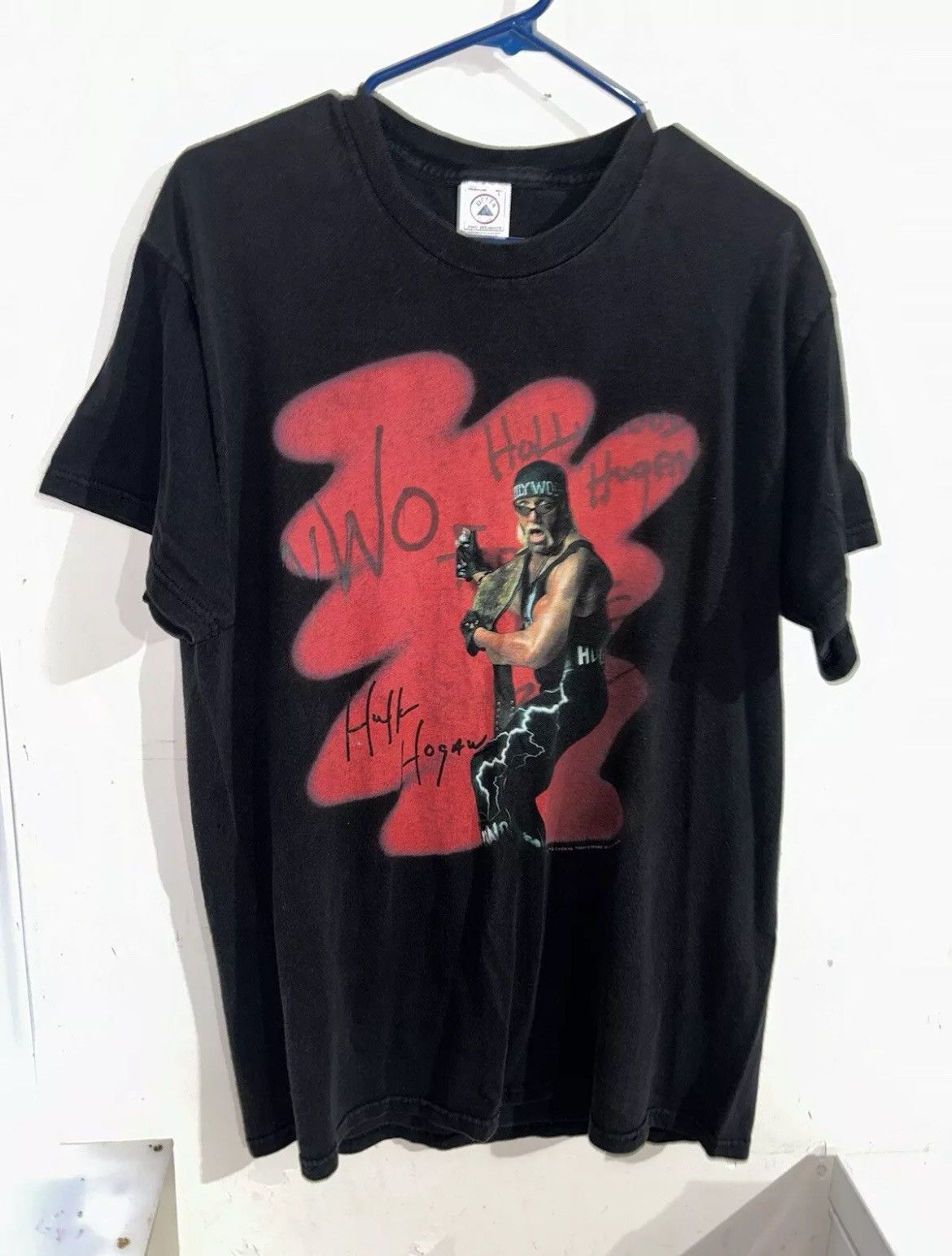 Vintage × WCW/nWo Vintage NWO Hollywood Hulk Hogan T-shirt Size US L / EU 52-54 / 3 - 2 Thumbnail