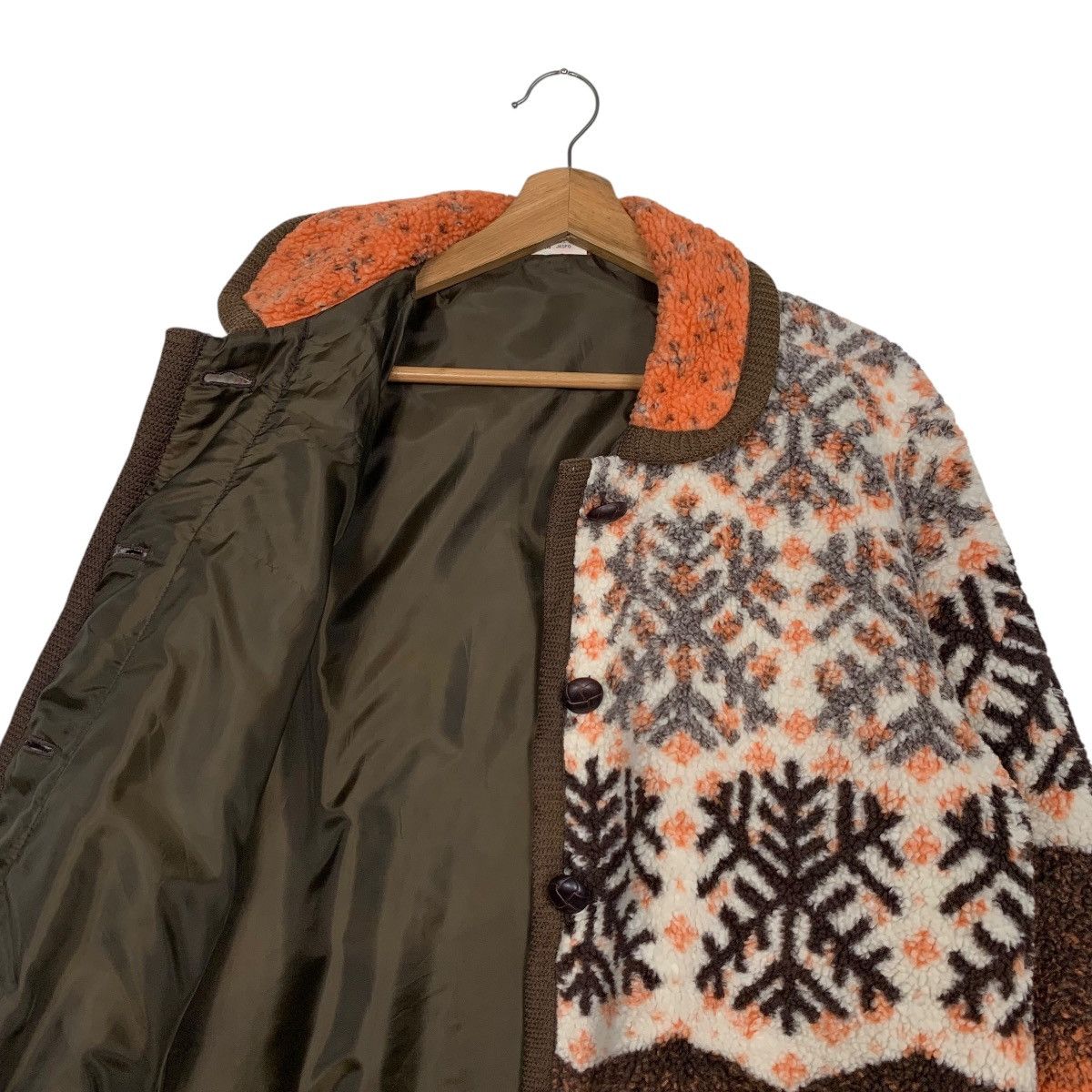 Ellesse Vintage 90s ELLESSE Snowflake Polar Fleece Jacket #2793-C126 Size M / US 6-8 / IT 42-44 - 9 Thumbnail