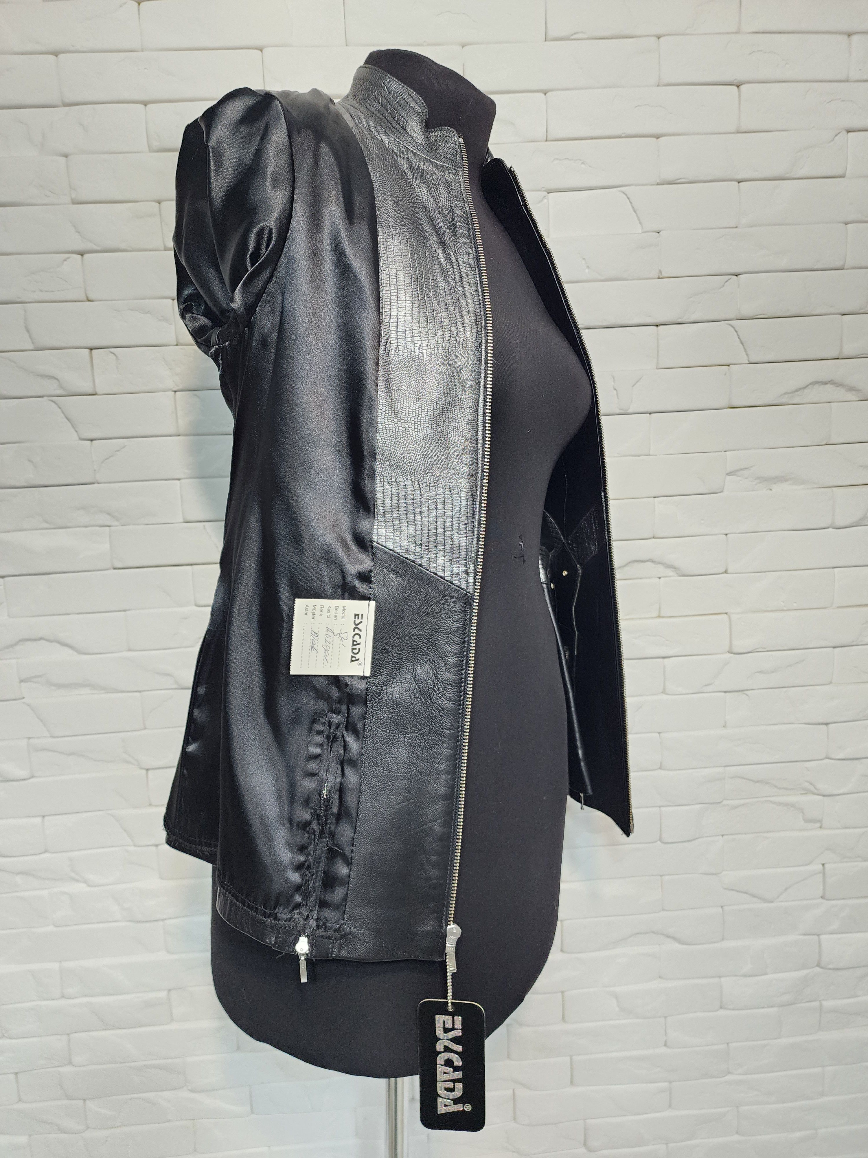 Genuine Leather Women's Black Genuine Leather Jacket Size S / US 4 / IT 40 - 8 Thumbnail