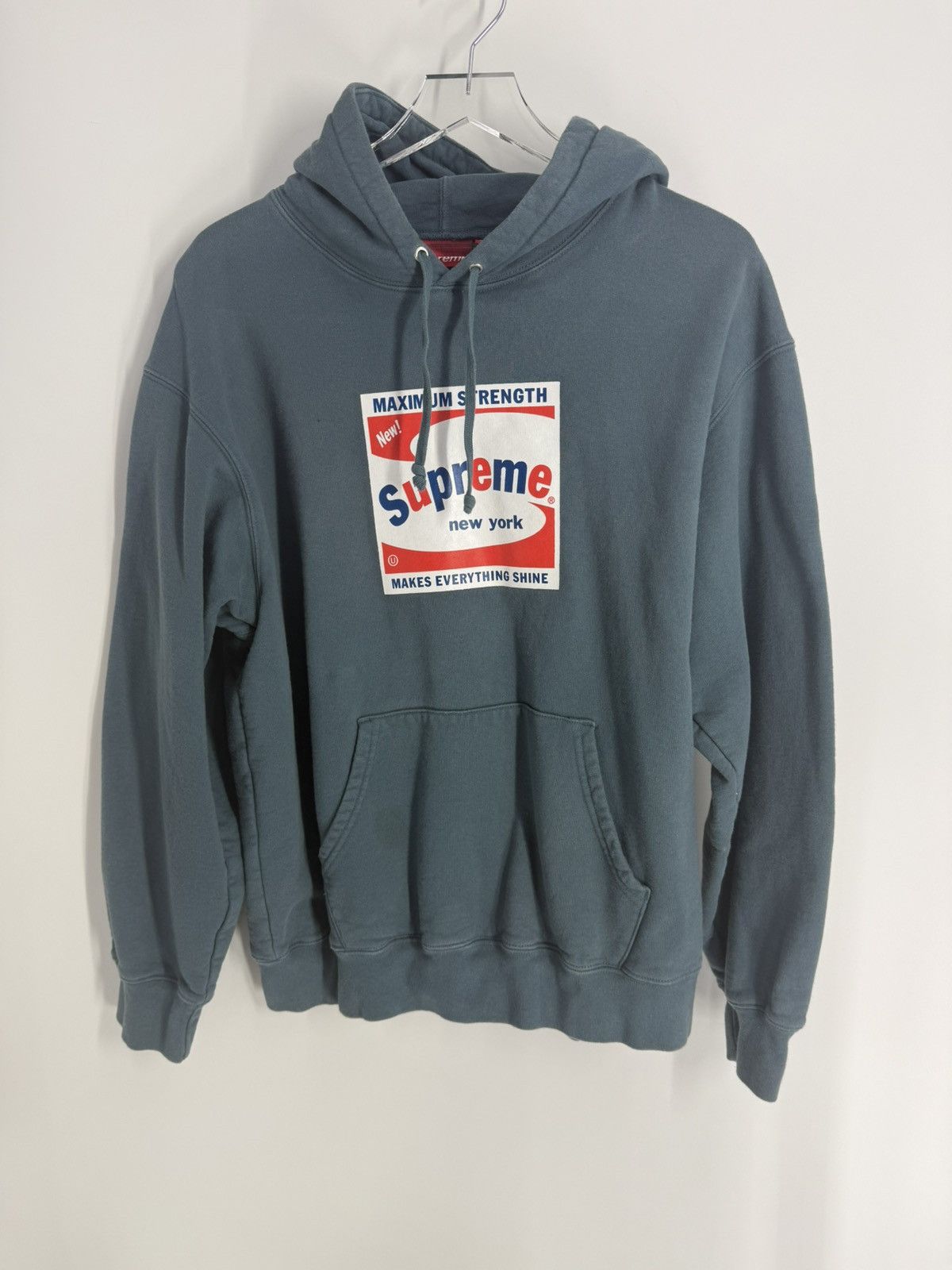 Supreme Supreme Shine Hooded Sweatshirt – Slate – SS21 Size US L / EU 52-54 / 3 - 1 Thumbnail